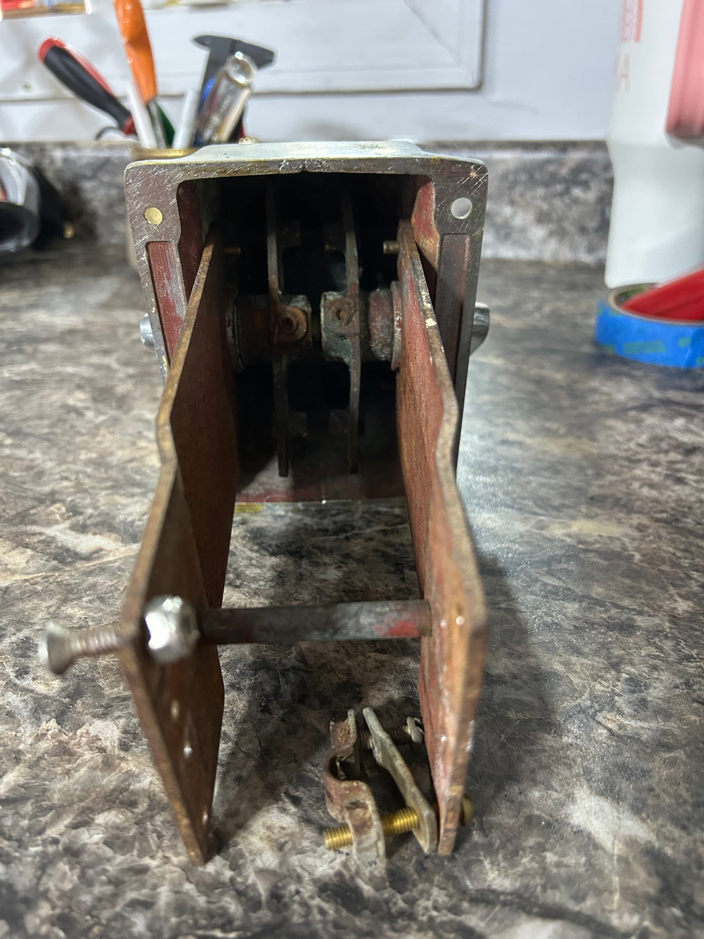 Morse Engine Control Dual Lever Throttle Shift Control (Missing Knob)