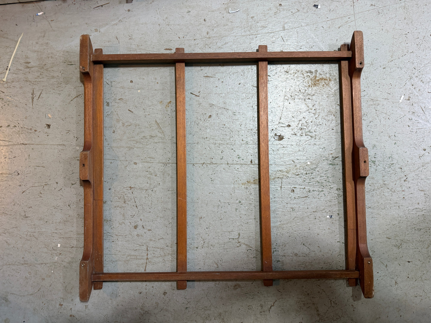 Teak Overhead Stow Rack