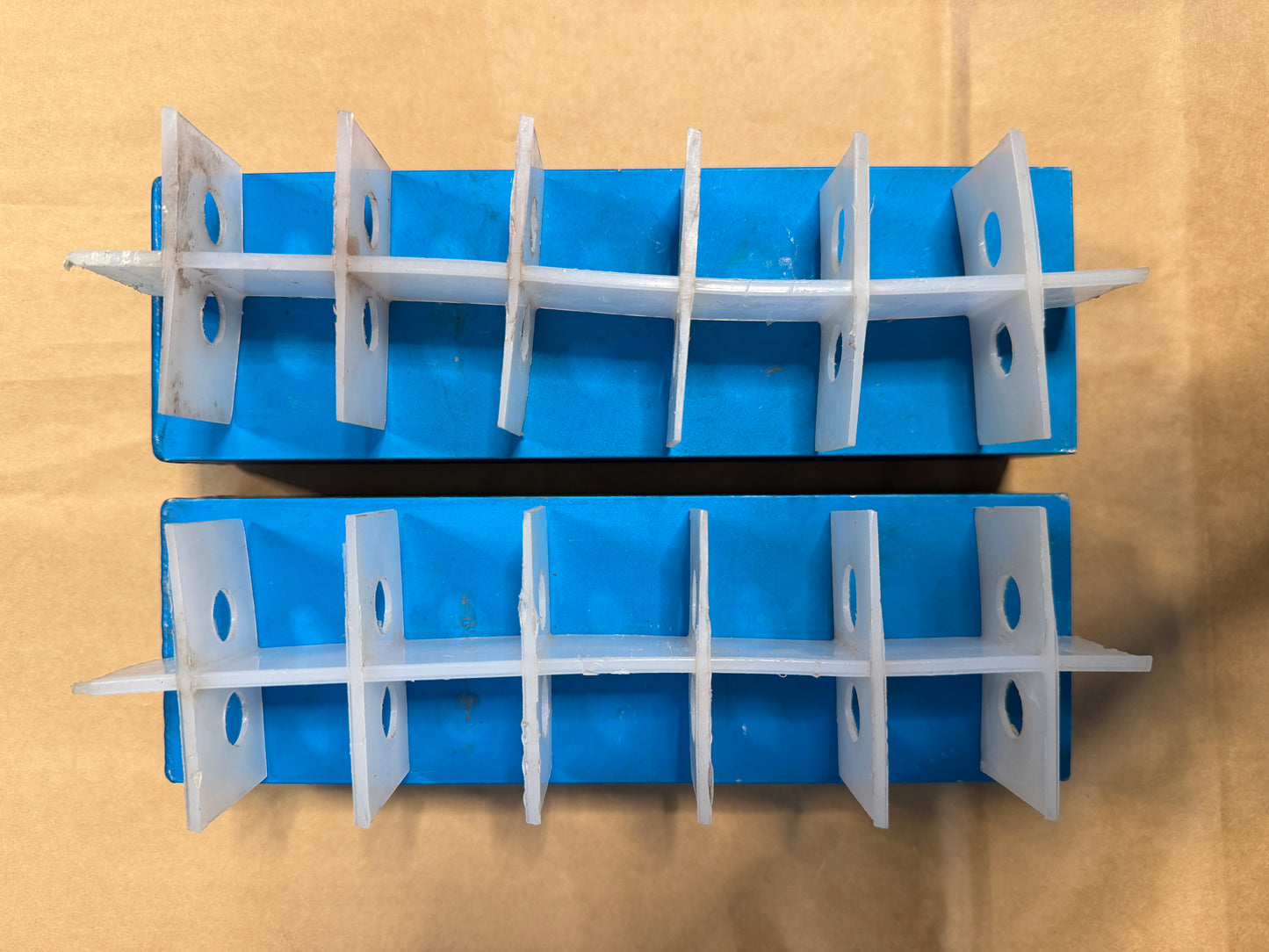 PAIR Ice Cube Trays - 9 5/8" length x 3" wide x 1 3/4" height