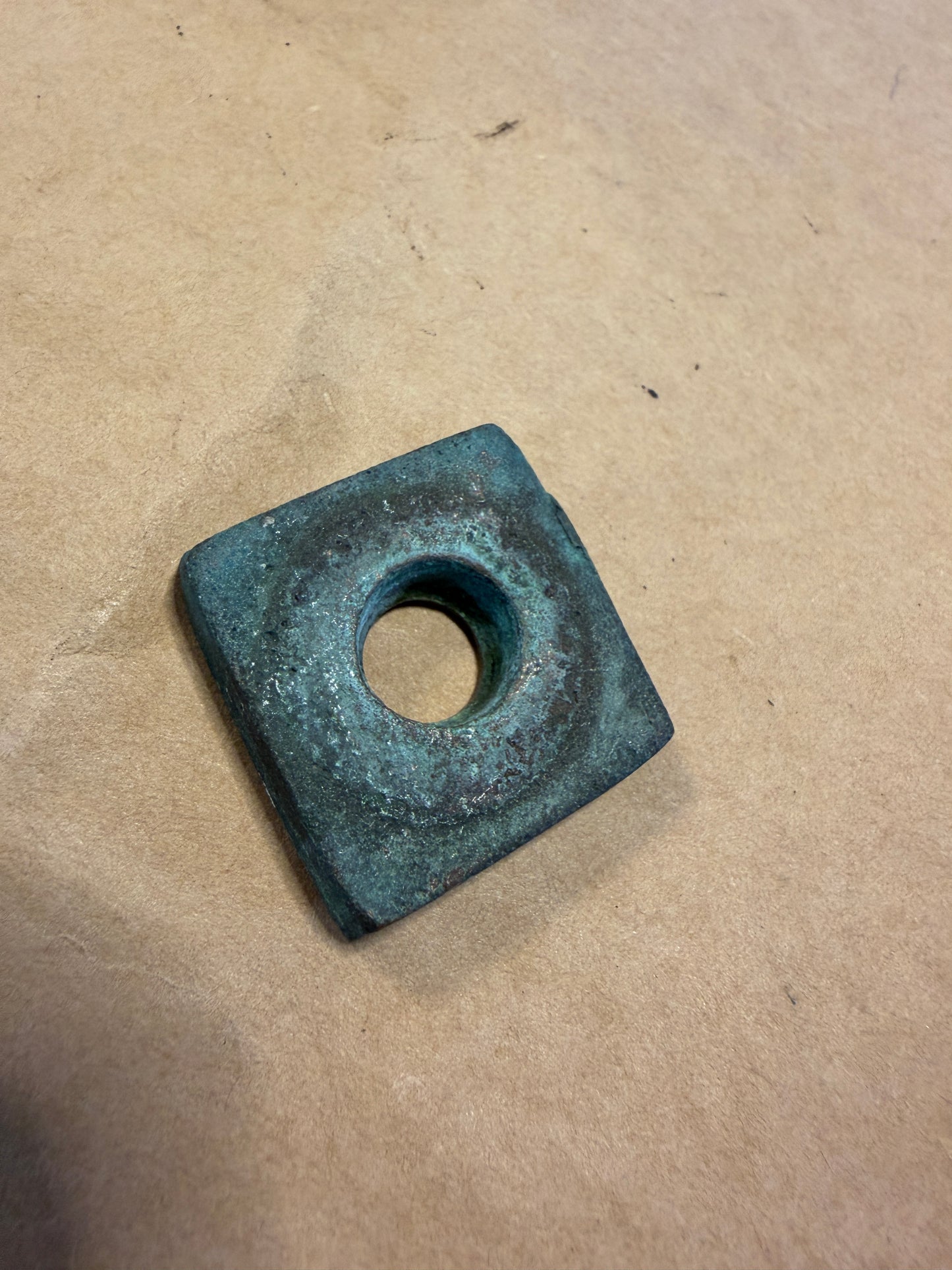 Bronze 1 1/4" Square