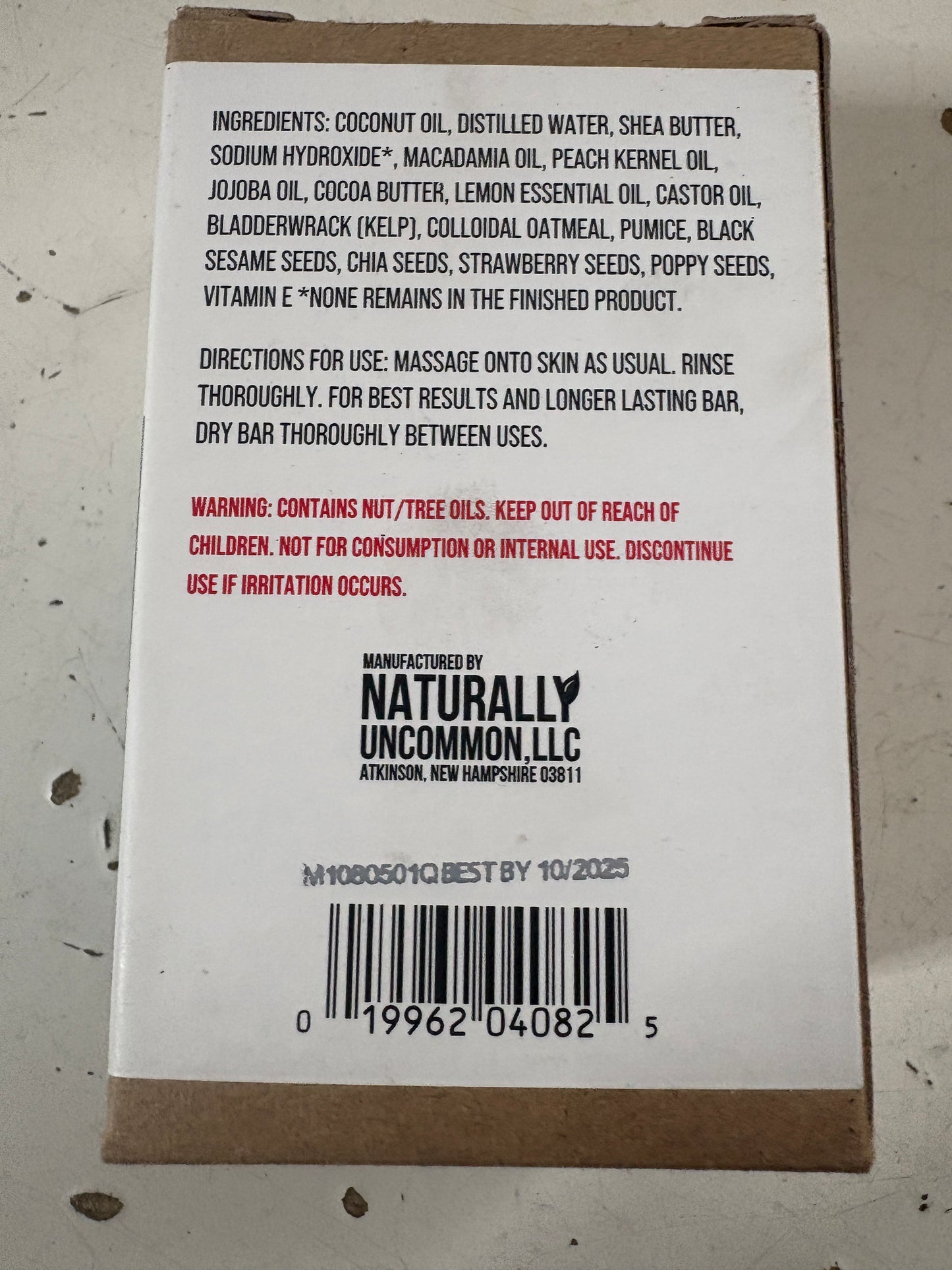 Mackenzie's Kelp & Seed Scrub Bar