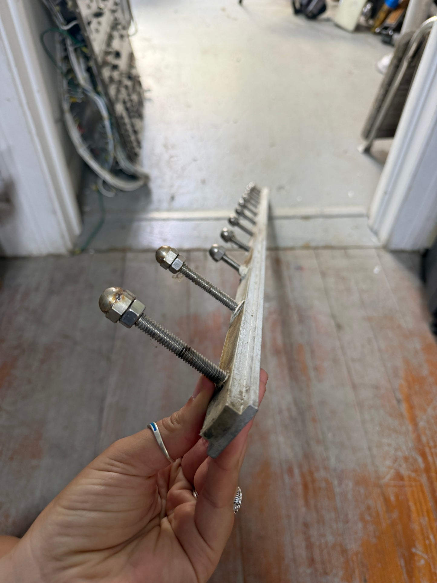 46 5/8" Long x 1 1/4" Track Width Aluminum T Track WITH Hardware J30