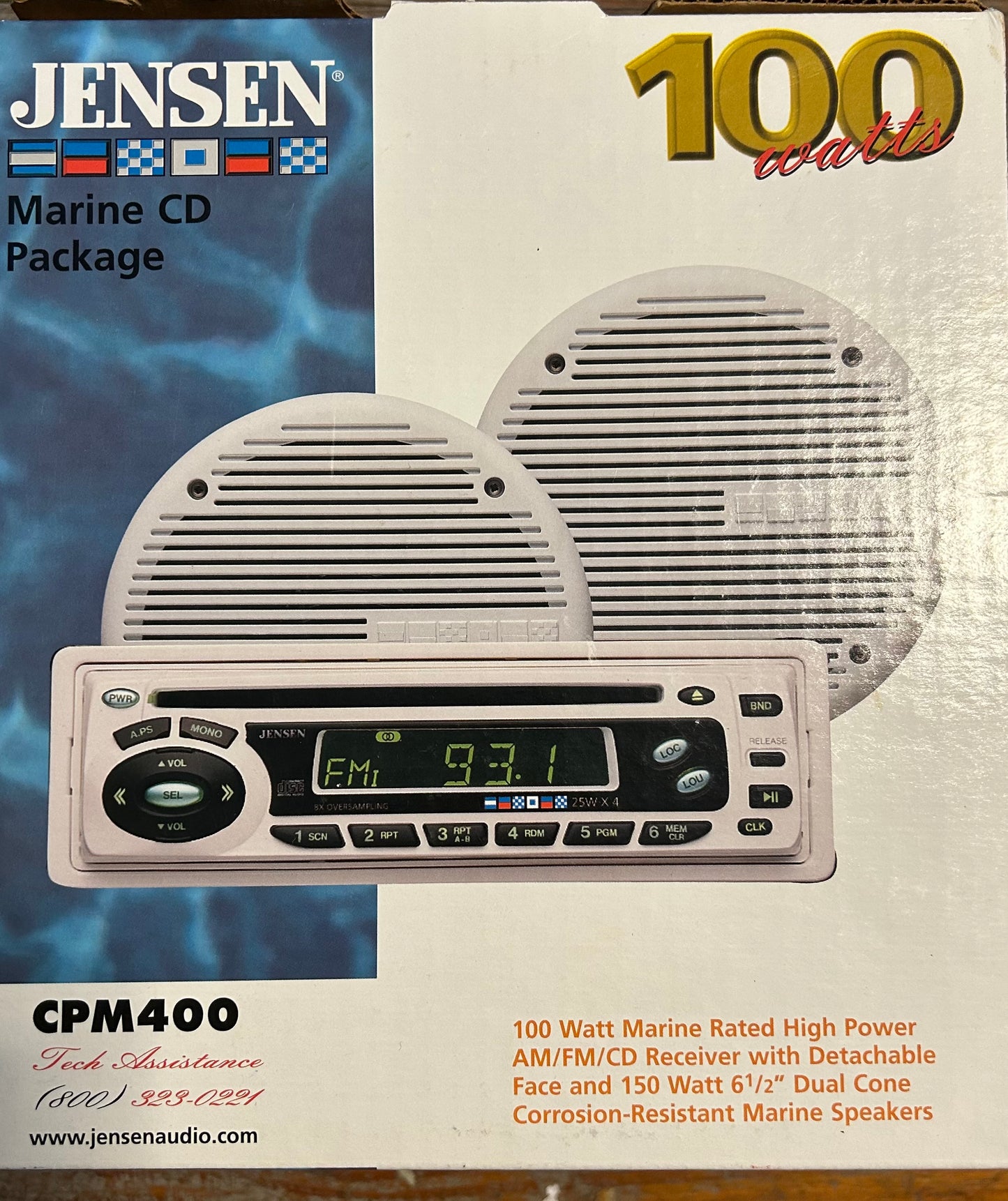 Jensen MS 6150 Marine Speakers – Pair