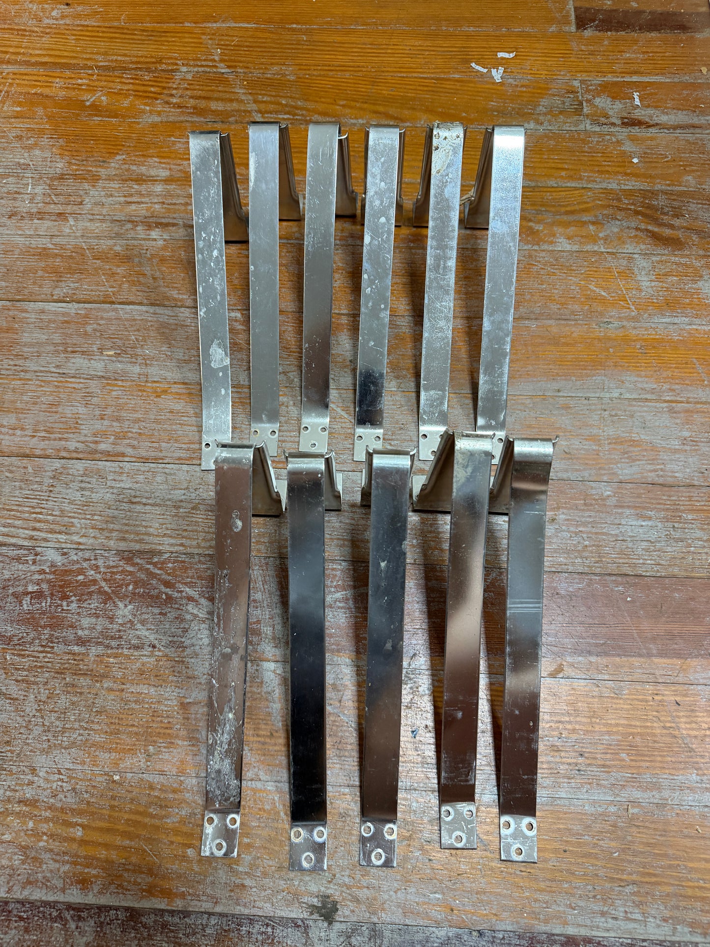 LOT of 11 Stainless Steel Mast Steps - Good Condition