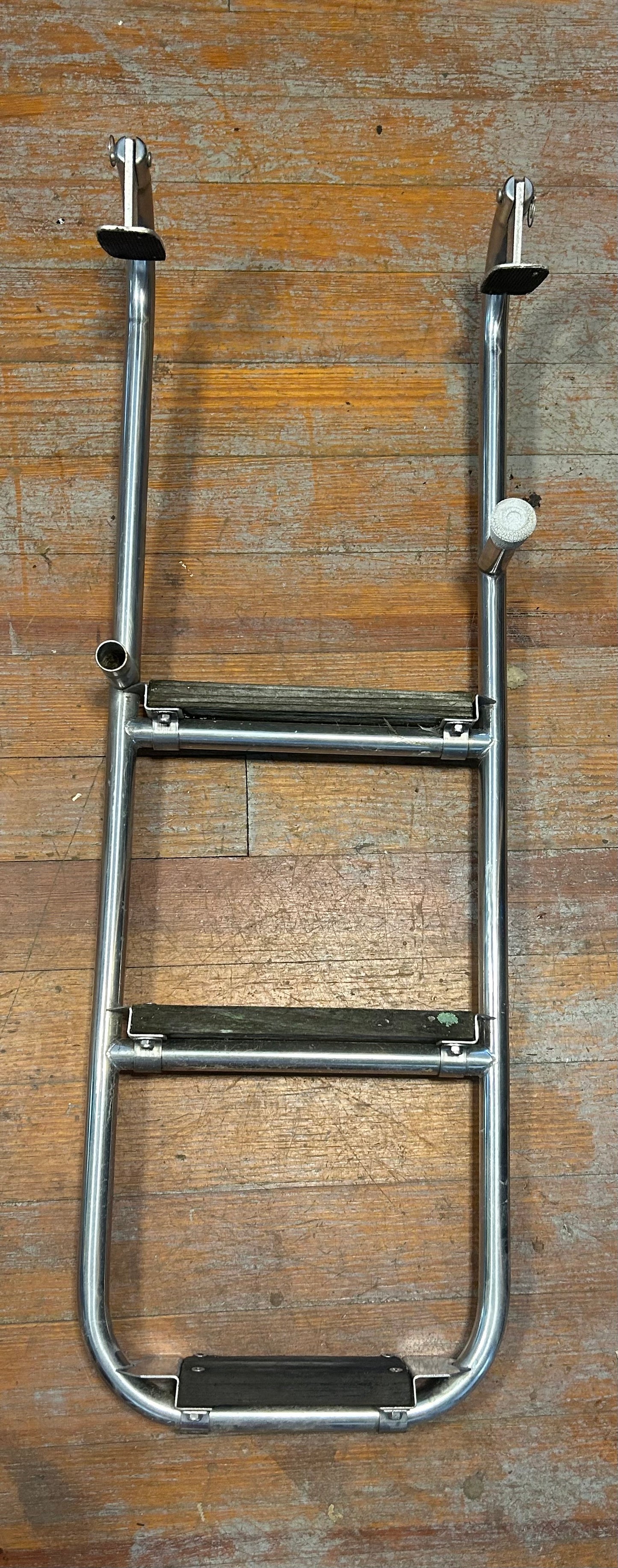 Stainless Steel / Wood Boarding Ladder 34” x 12”