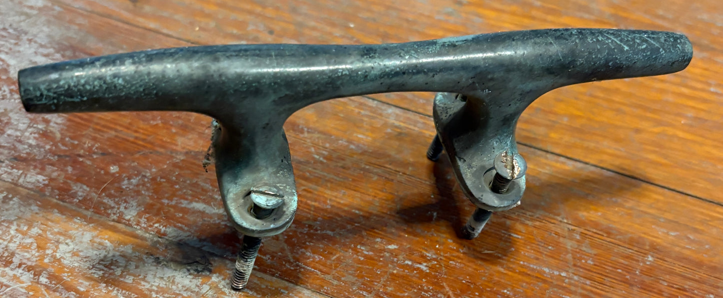 Vintage Bronze 6 3/4" Cleat off of Downeaster 38