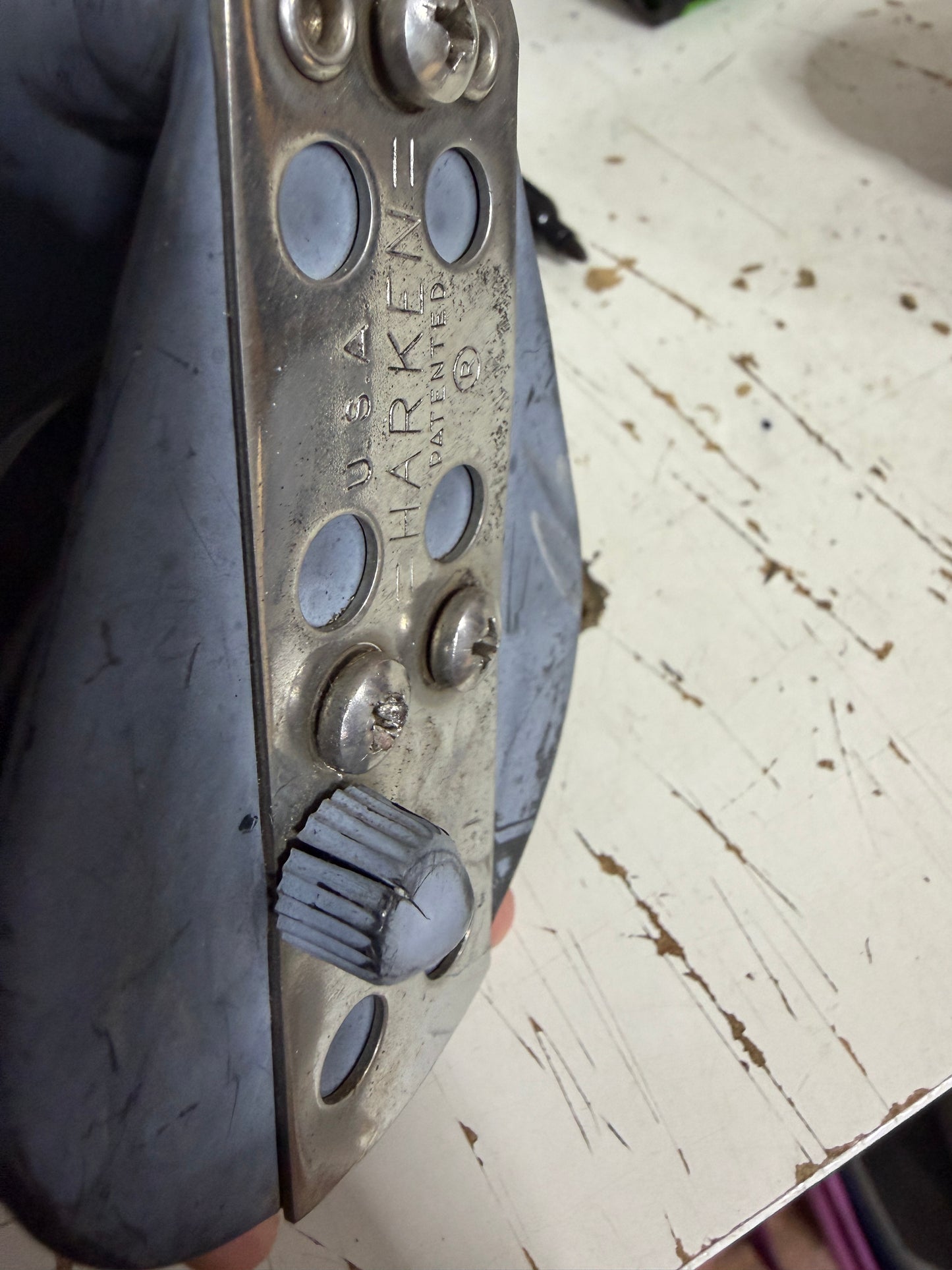 Harken Ratcheting Cheek Block - 1/4" Line Width