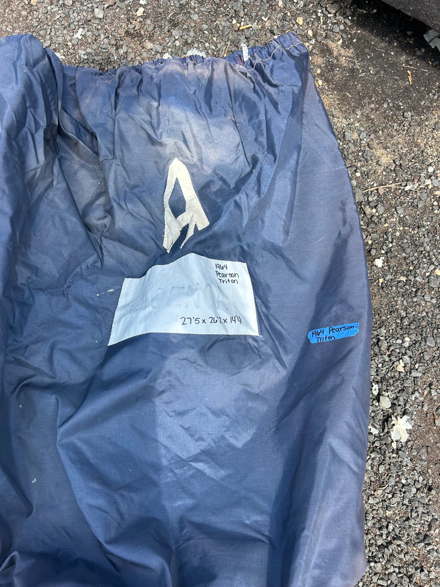 #2 Genoa Sail – 1964 Pearson Triton – 27’ 5” Luff