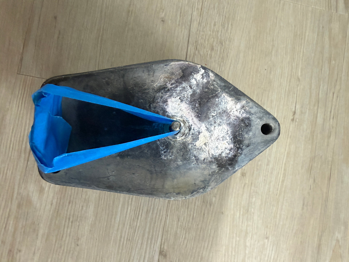 Large GIBB Double Cheek / Foot Block With 3 3/4" Tufnol Sheaves - 7/8" Line