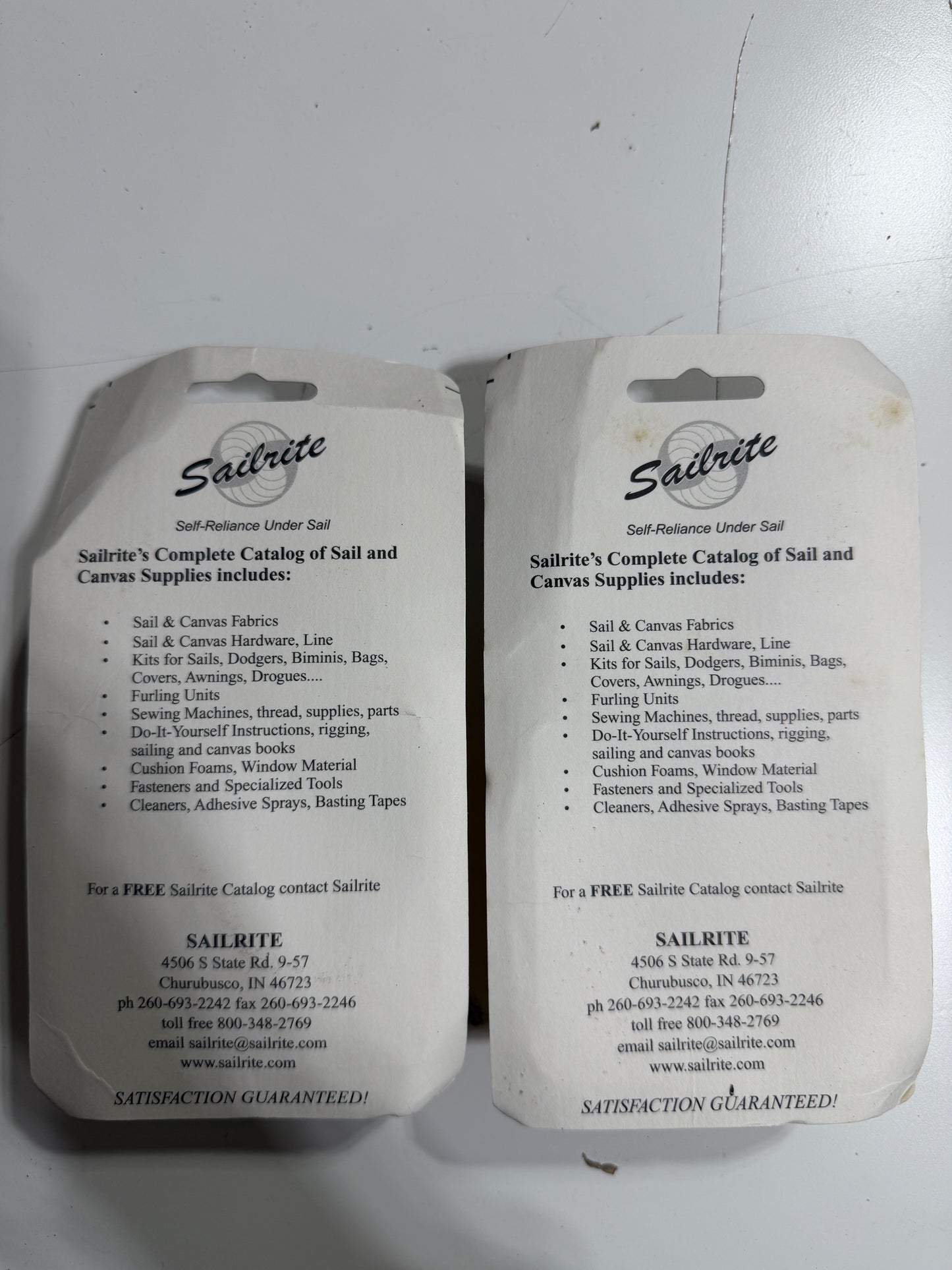 Set of 2 Sailrite #137A - Shackle Plastic 1 1/8" Screw
