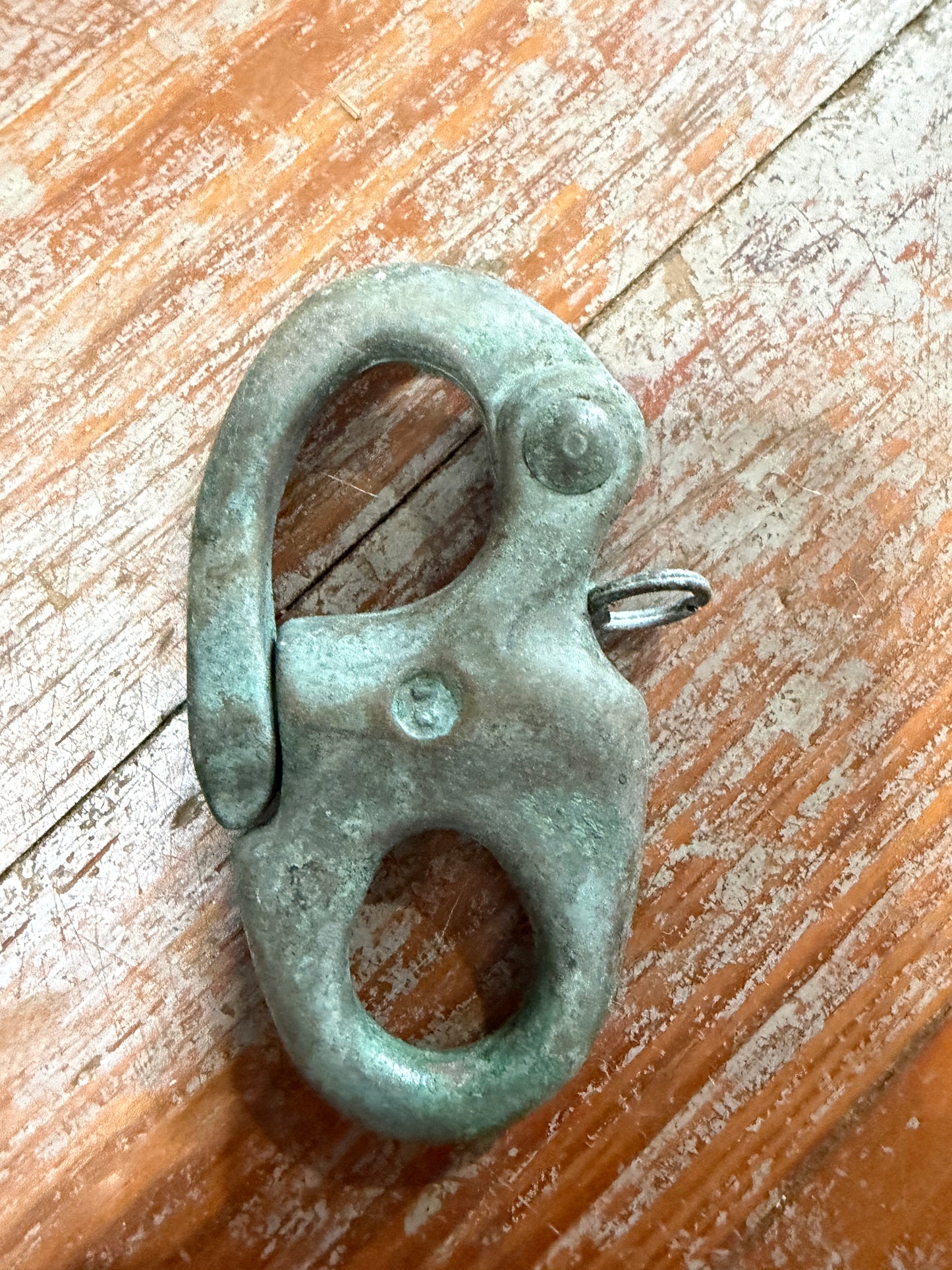 Bronze Merriman #2 Fixed Bail Shackle - 5/8" Eye