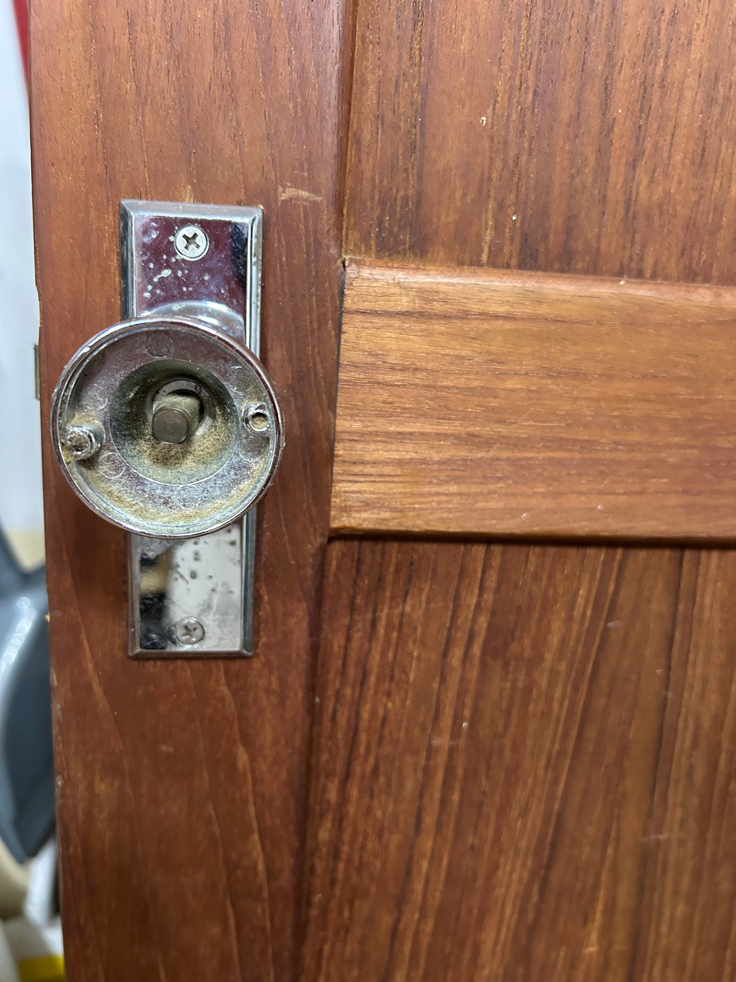 Teak Door 69 1/2” x 20 1/4” w/ Latch Hardware #87