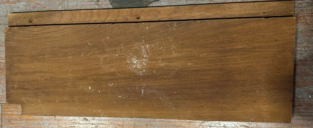 Teak Slab w/ lip 18 7/8" x 7 3/8" #373