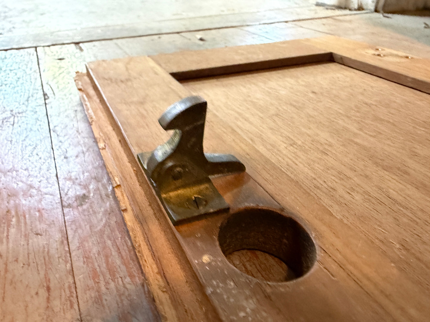 Teak Interior Cabinet Door - ID: 14 3/4" x 9" -- #360