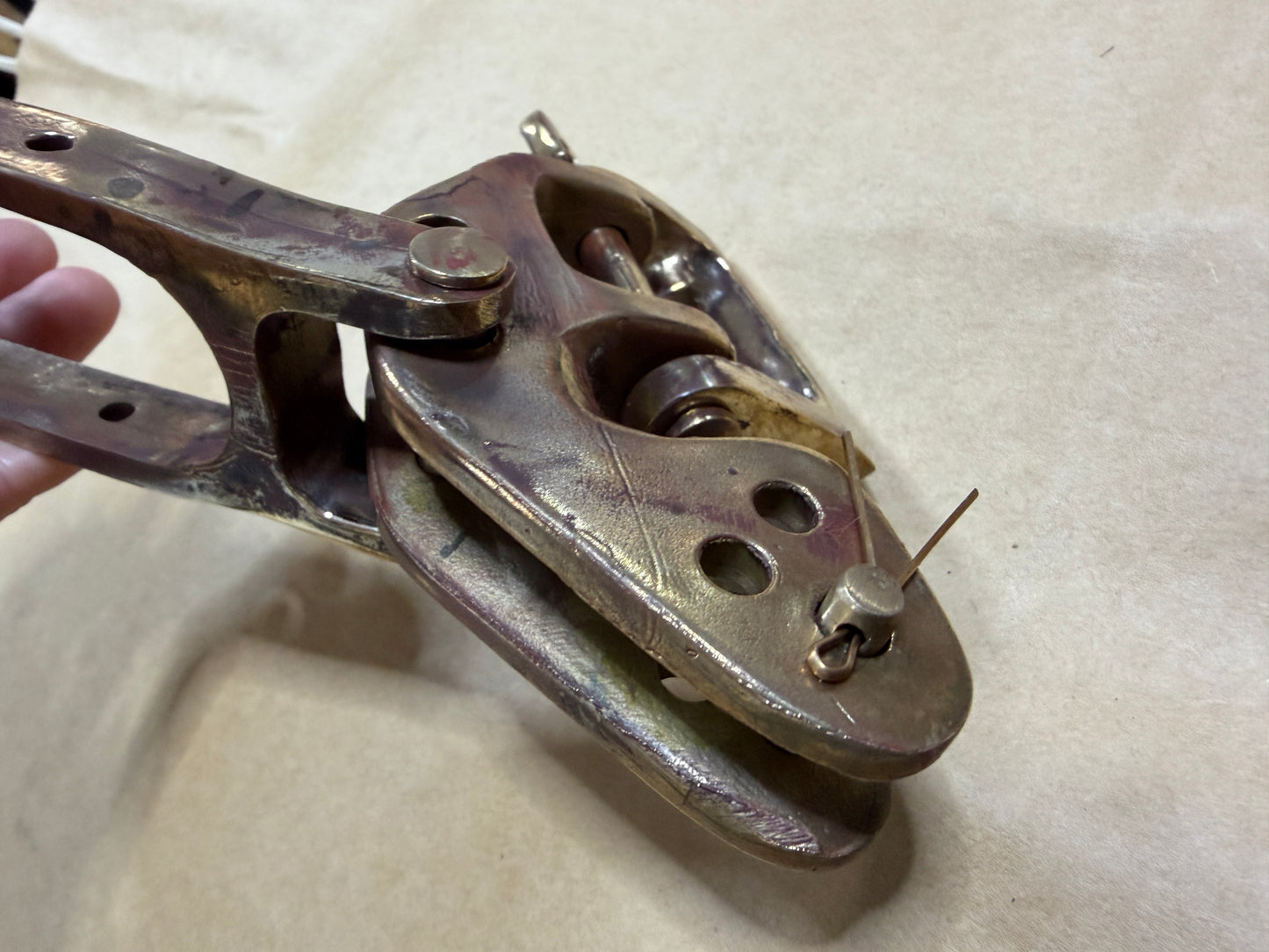 Bronze 7/8" Sail Track Gooseneck