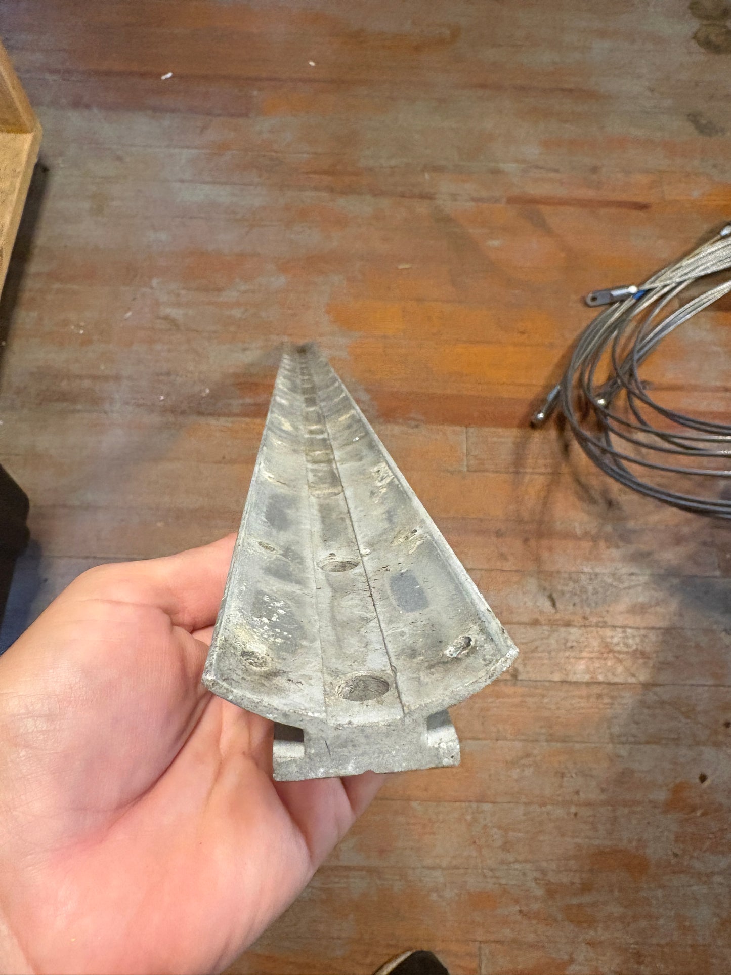 Aluminum Mast Track 48" long 1 1/4" Track