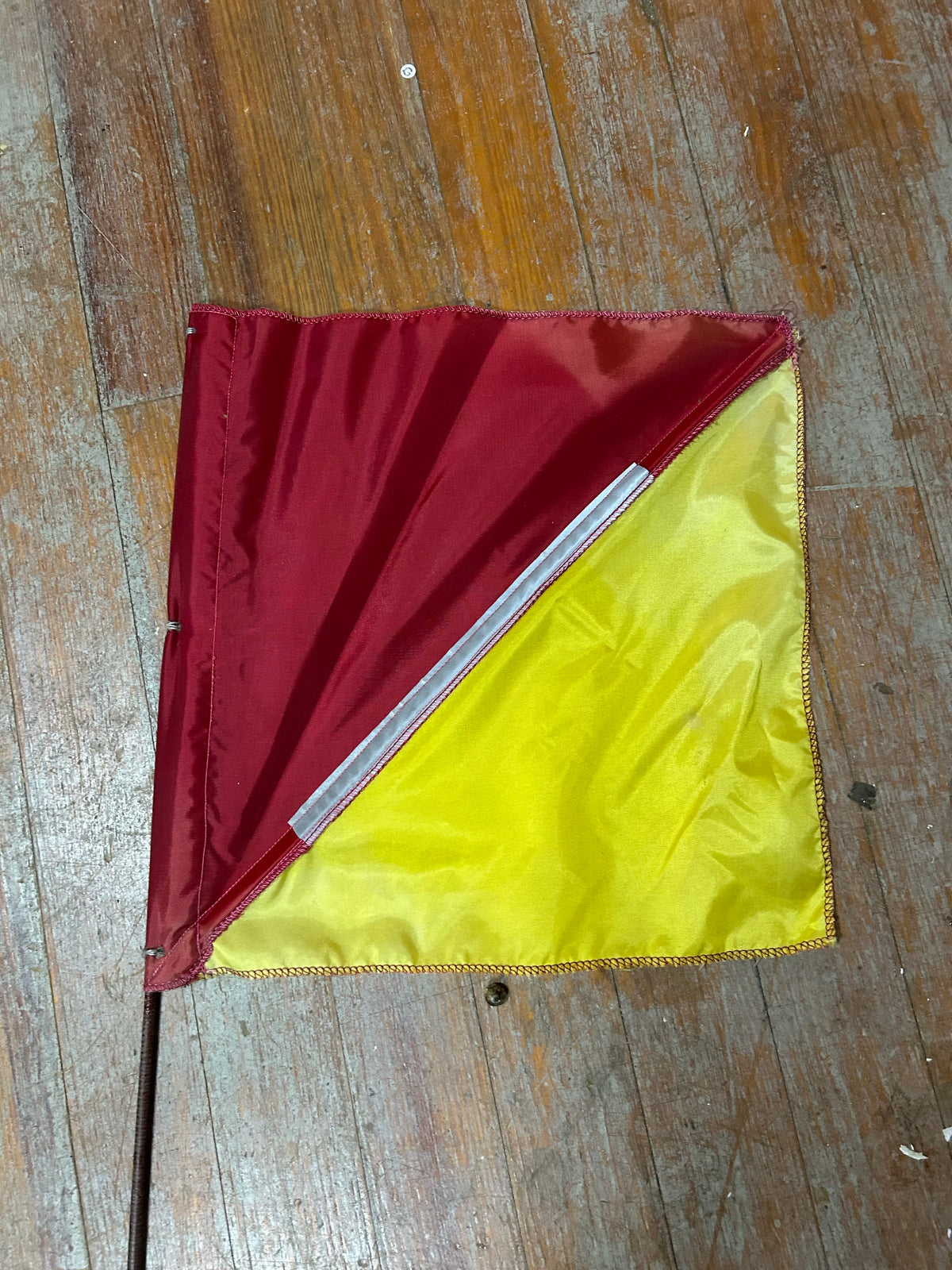 140 3/8” Safety Marker Flag Pole w/ Orange Buoy Red Yellow Signal Flag