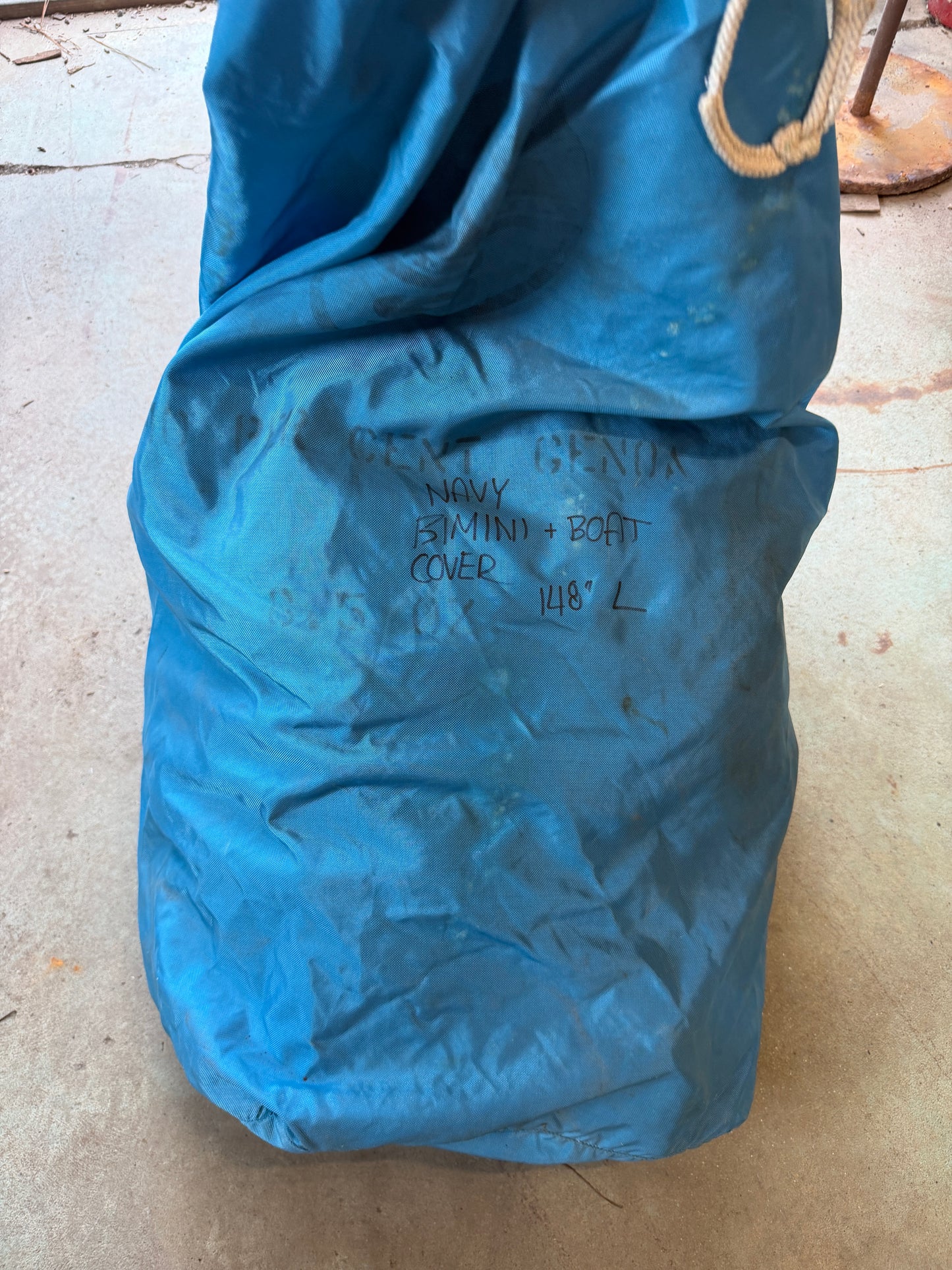 Large Bimini / Canvas Cover - 148" Total Length x 85" Bimini Width