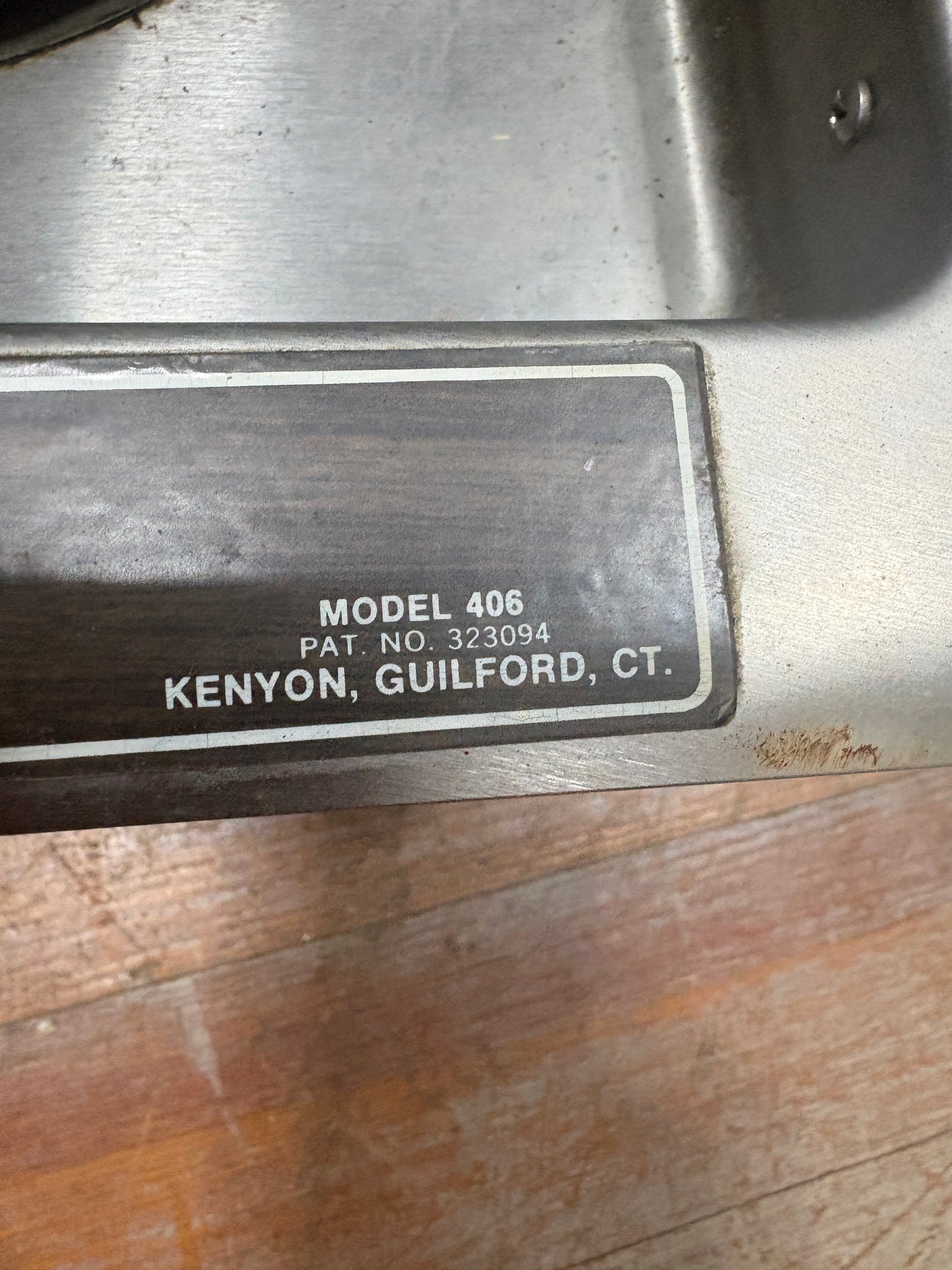 Kenyon Double Burner alcohol electric stove Model 406 For 120V AC