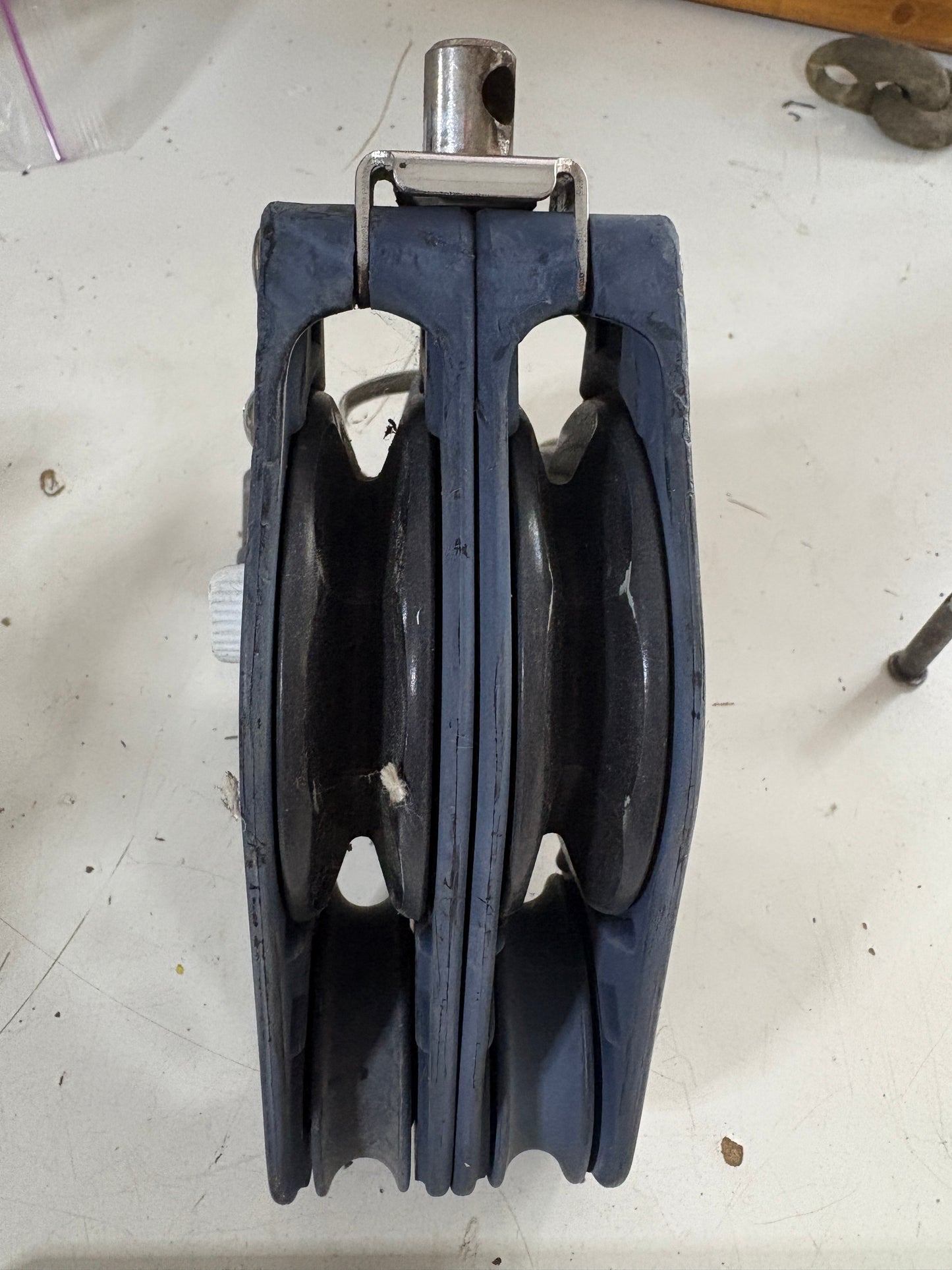 Harken Midrange Fiddle Hexaratchet Block with Cam Cleat 3" model