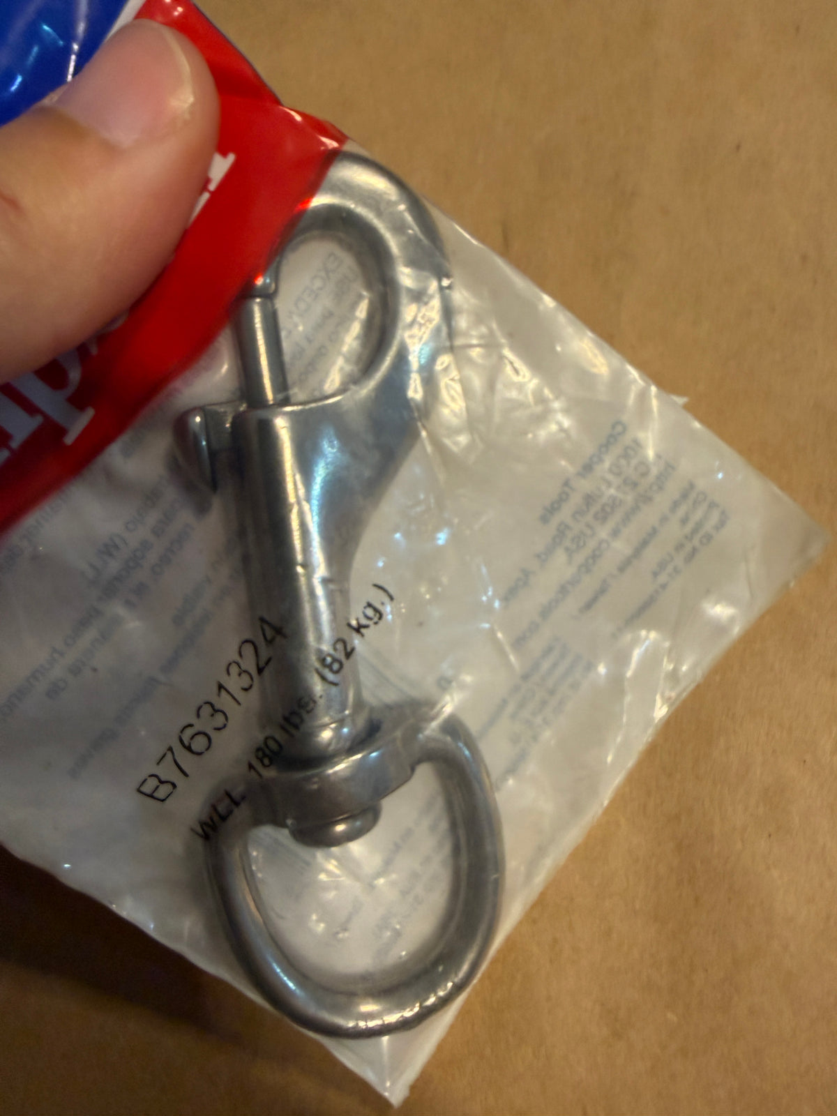 Campbell B7631324 Round Swivel Eye - 180LB - NEW