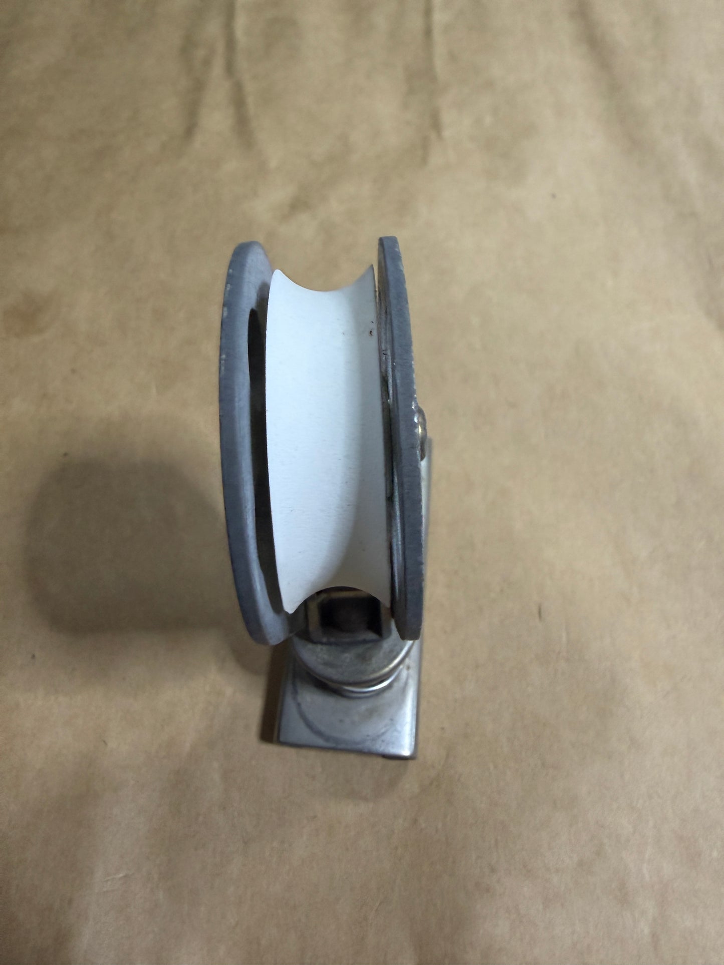 Schaefer 2 1/8” Sheave 7/16” Line Single Block Screw Top Track Car- 1” Track Size