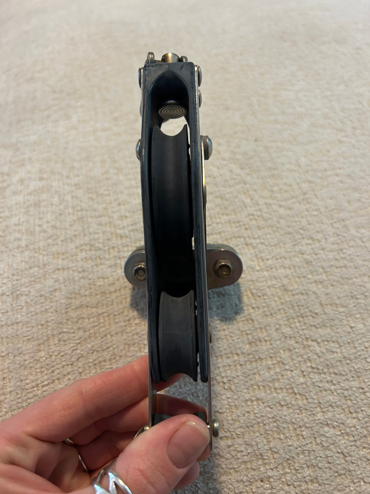 Seaway Fiddle Block W/ Cam Cleat and becket - 1/2" line max