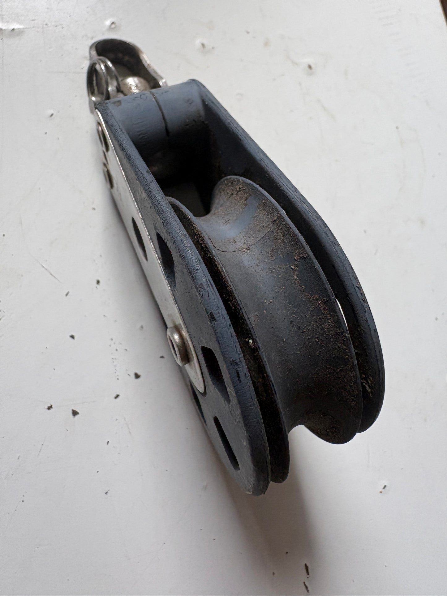 Sail Speed Single Swivel Block 2 1/8" Sheave and 3/8" Line