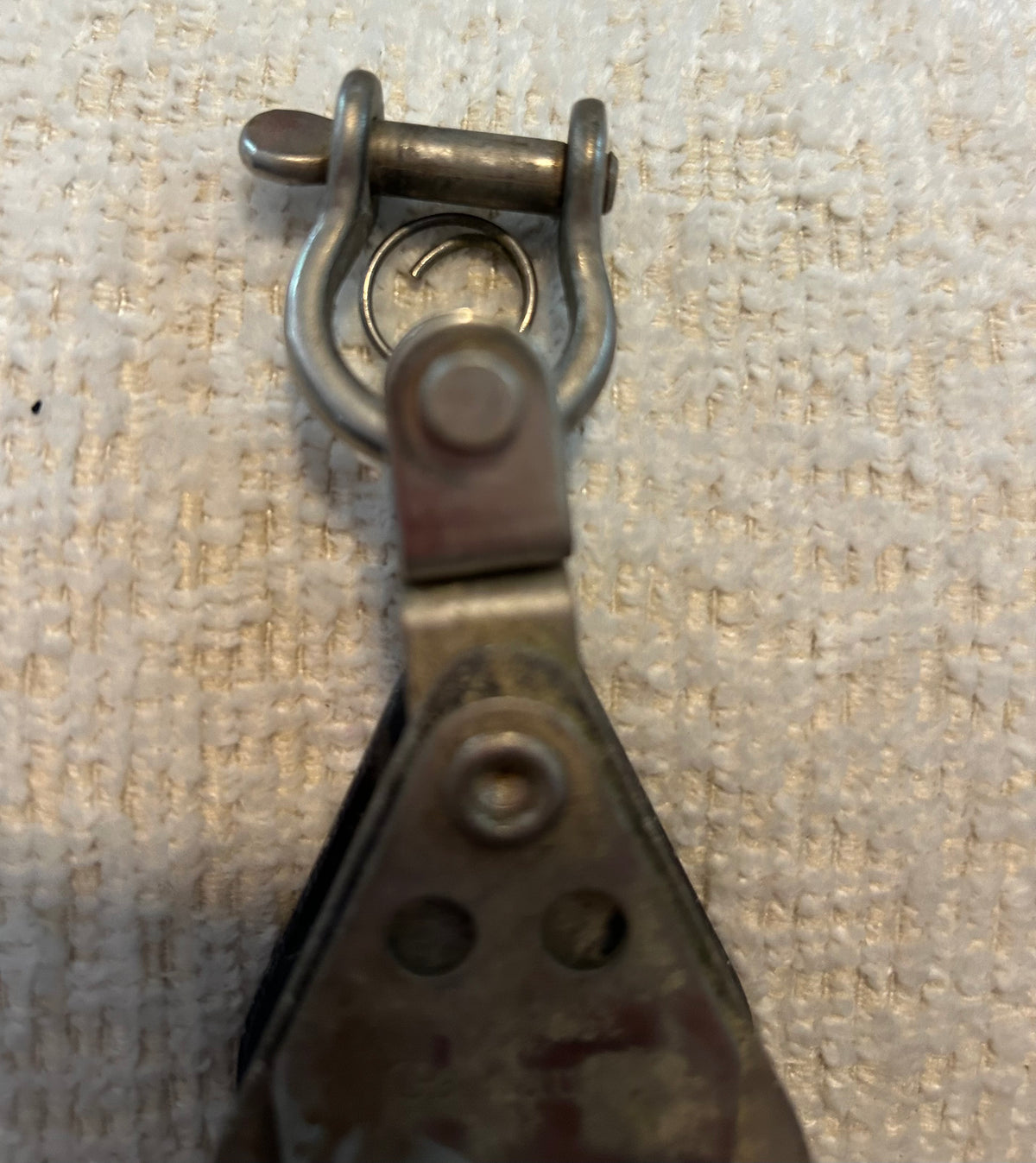 Garhauer Fiddle block w/shackle -3/8" line max