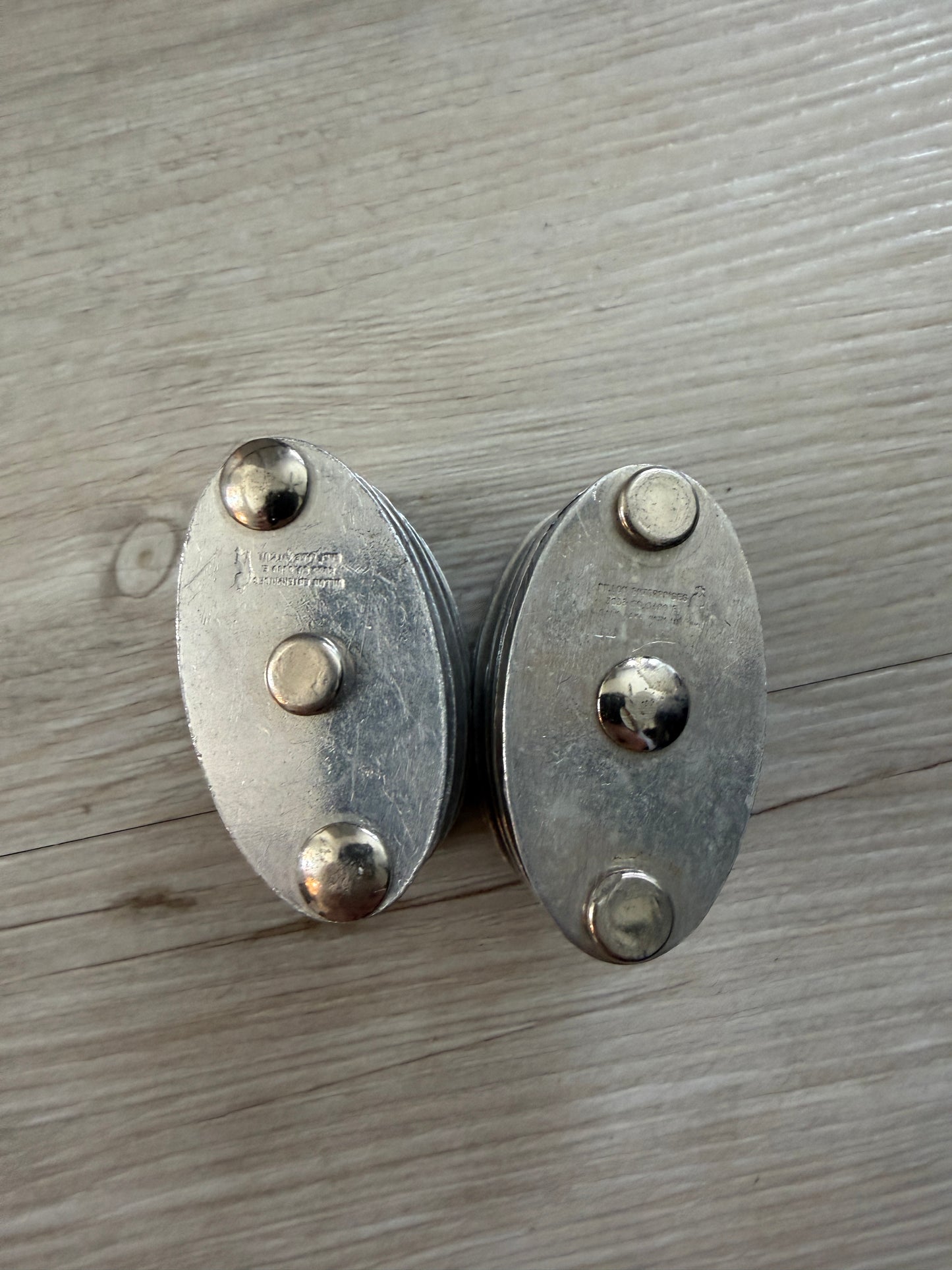 PAIR - 1" Quad Sheave Blocks / Pulley System - 1/8" Line Diameter