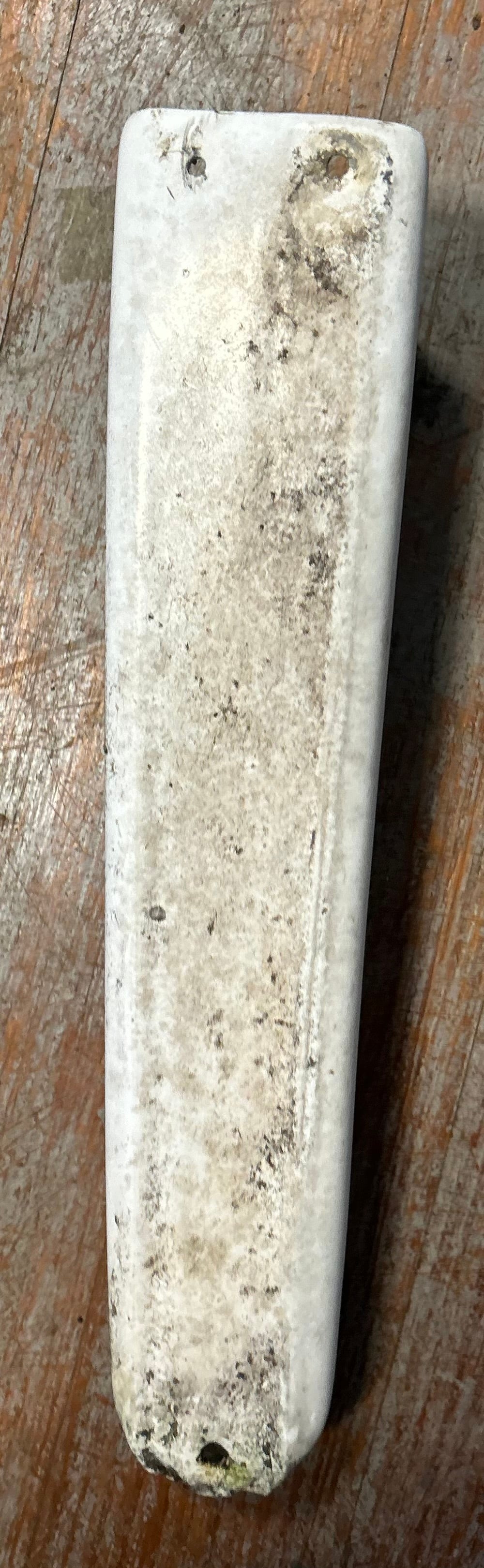 White winch handle holder - 12 1/2"