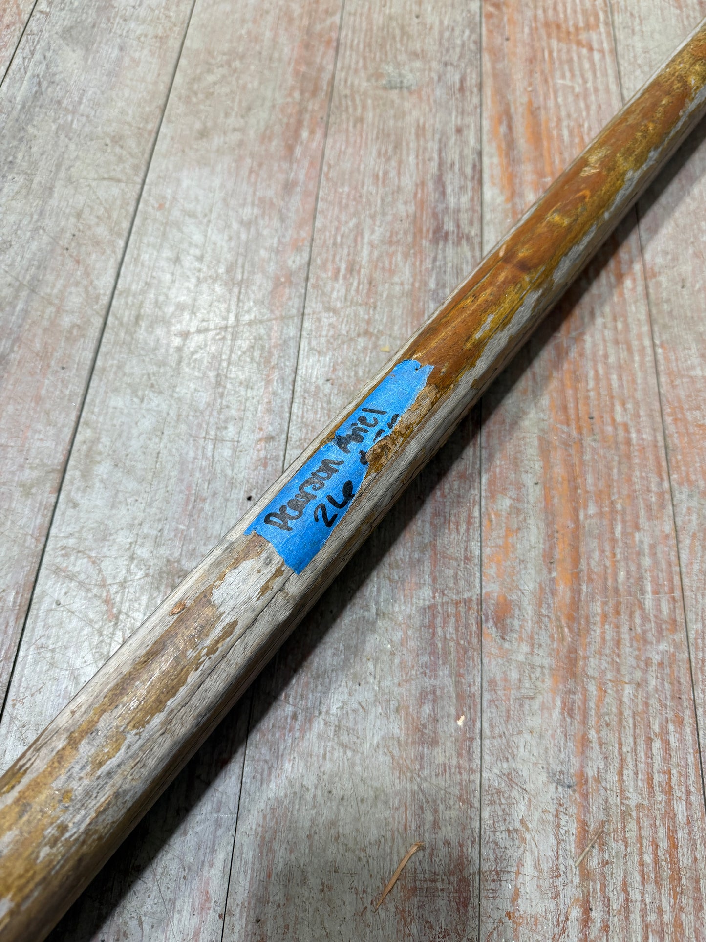 49" Slightly Curved Tiller Handle - Bronze Hardware - Pearson Ariel 26-- #22