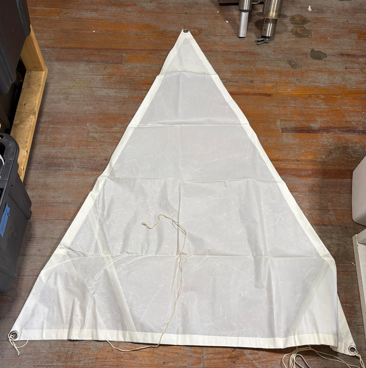 White Dinghy Sail NEW 71 x 57 1/2"