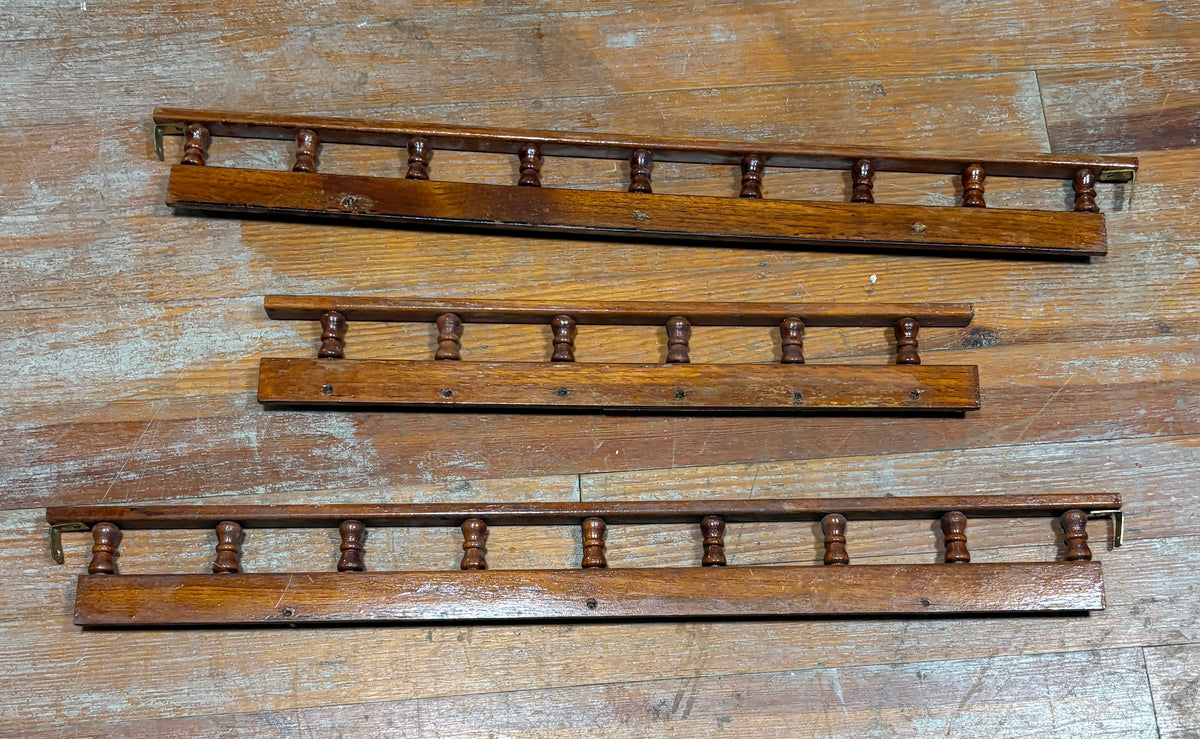 Teak Spindle Shelf Railing Lot