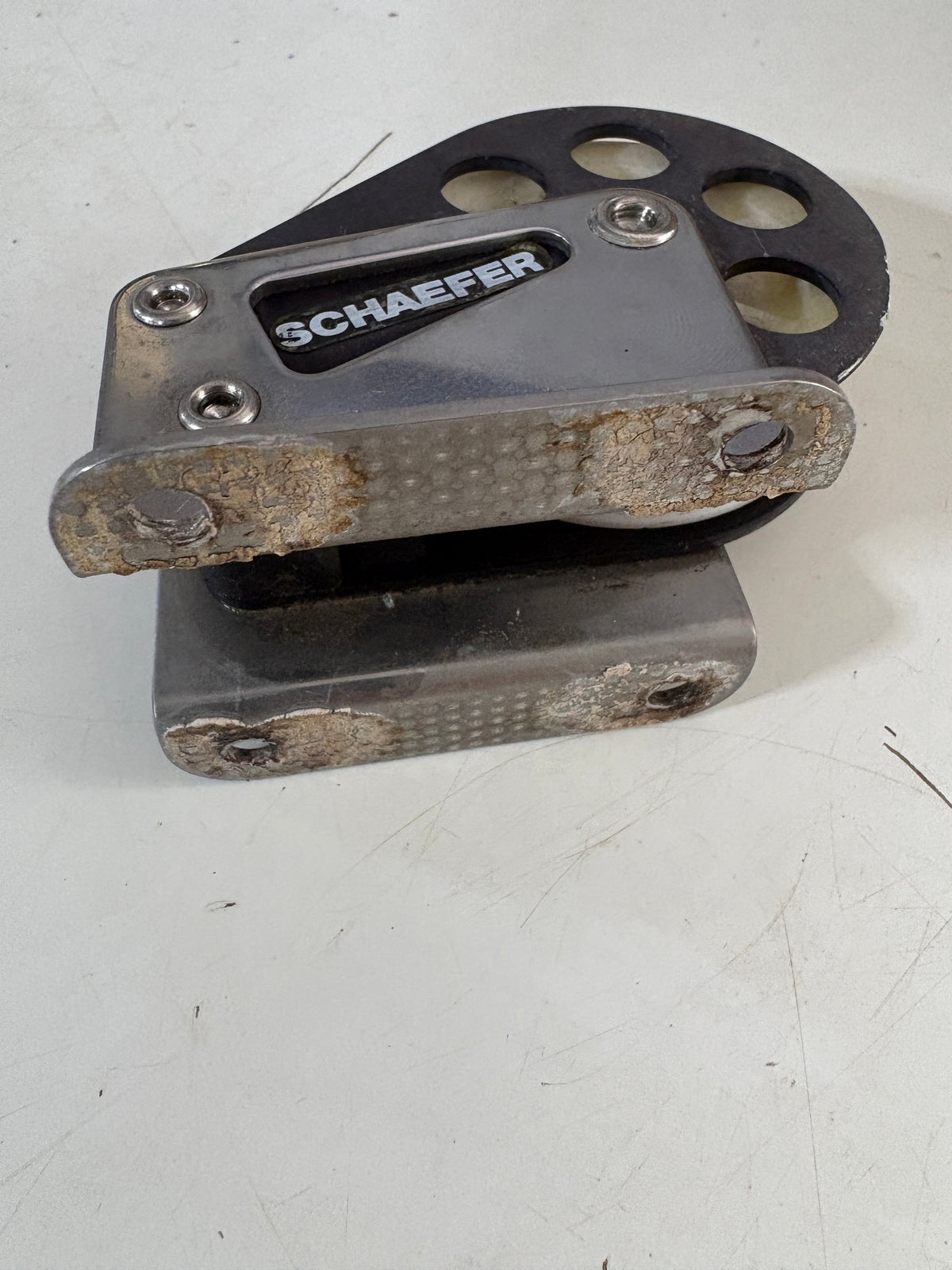 Schaefer Lead Block 2" Sheave 3/8" Line