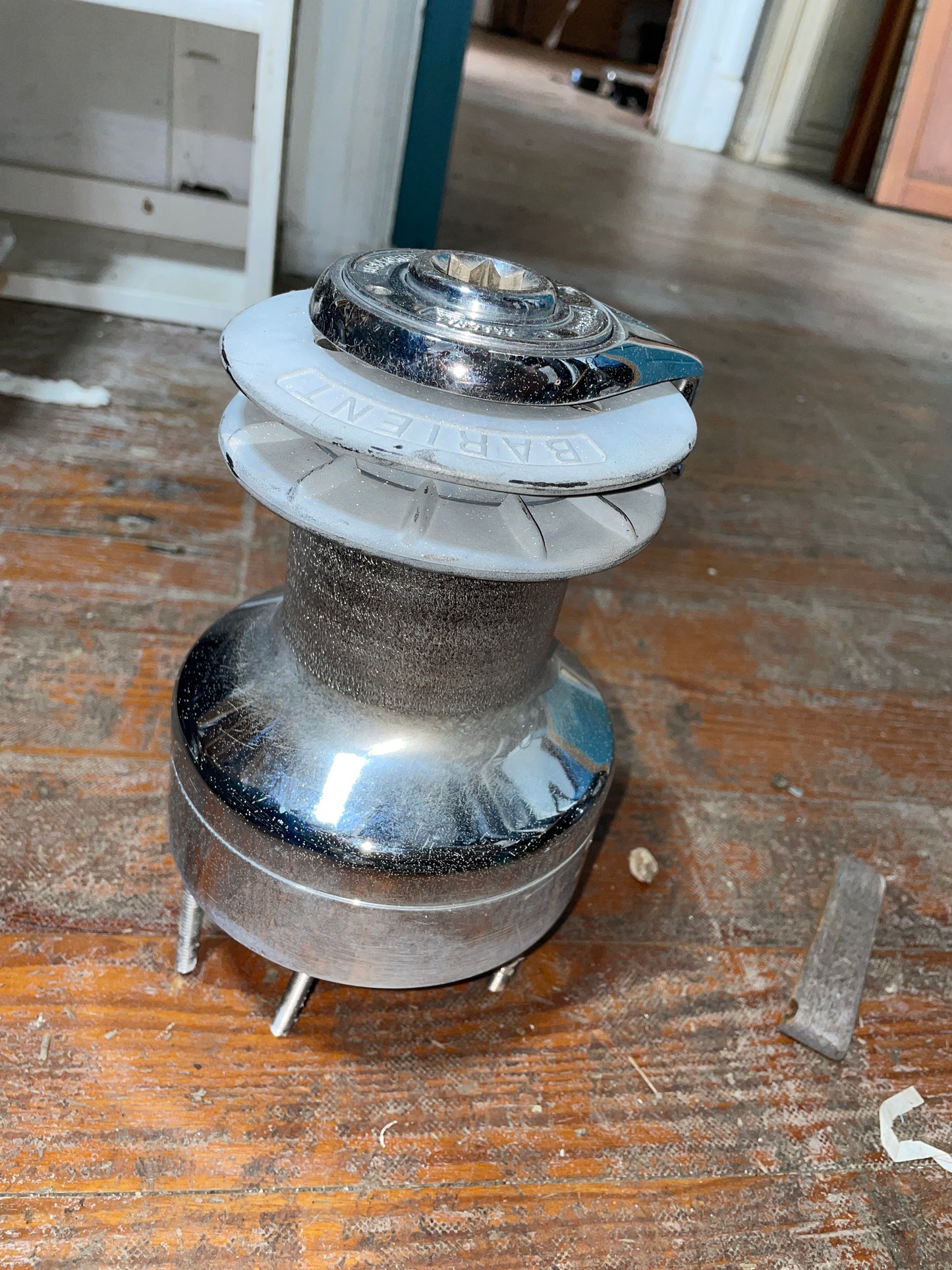 Chromed Barient 17 Single Speed Self Tailing Winch