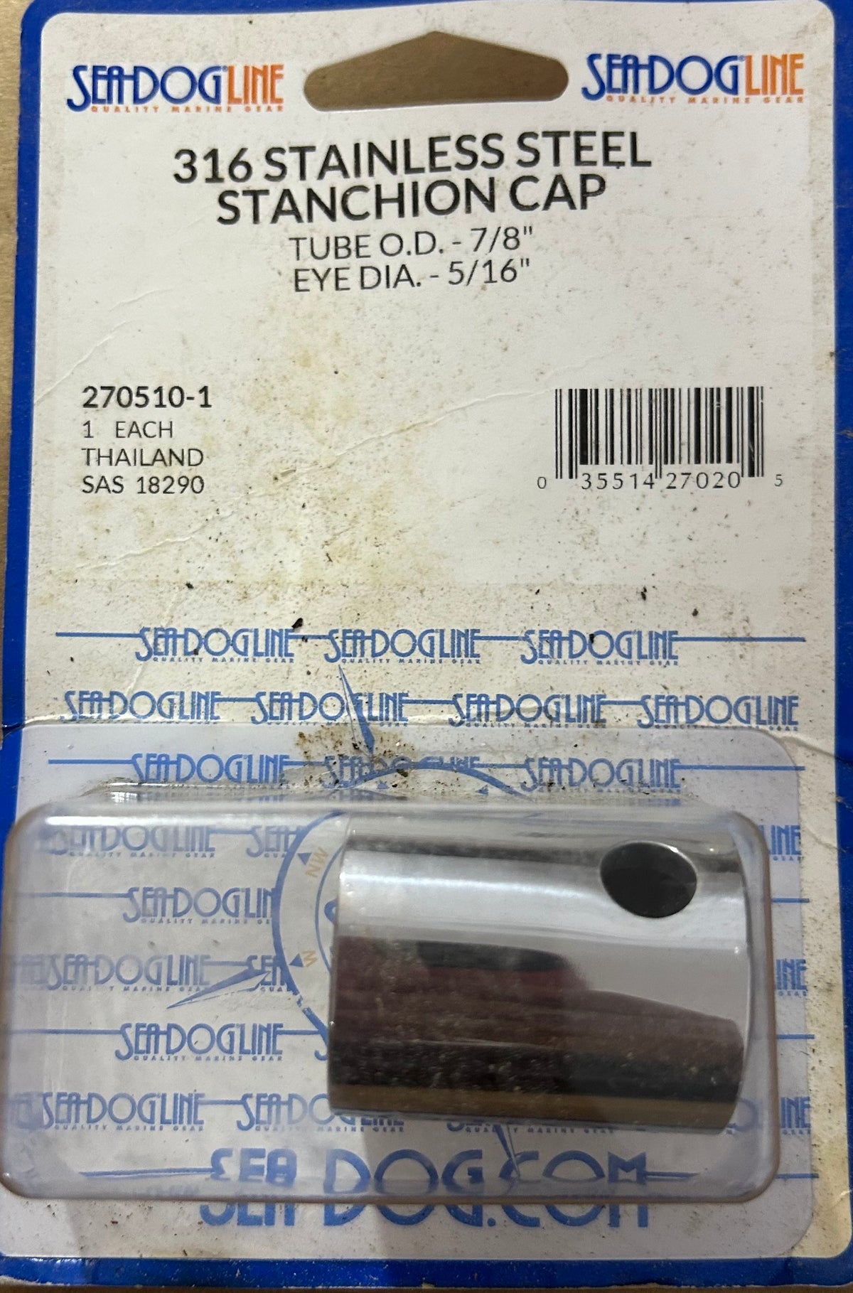 316 Stainless Steel Stanchion Cap