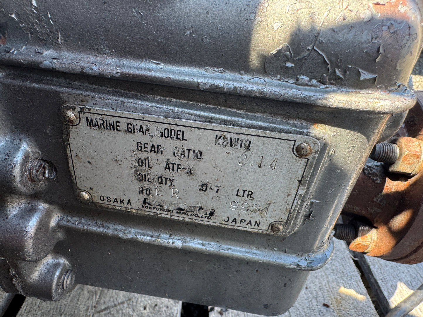 Yanmar 3JH2E Marine Diesel Engine w KBW10 Transmission Runs Great!