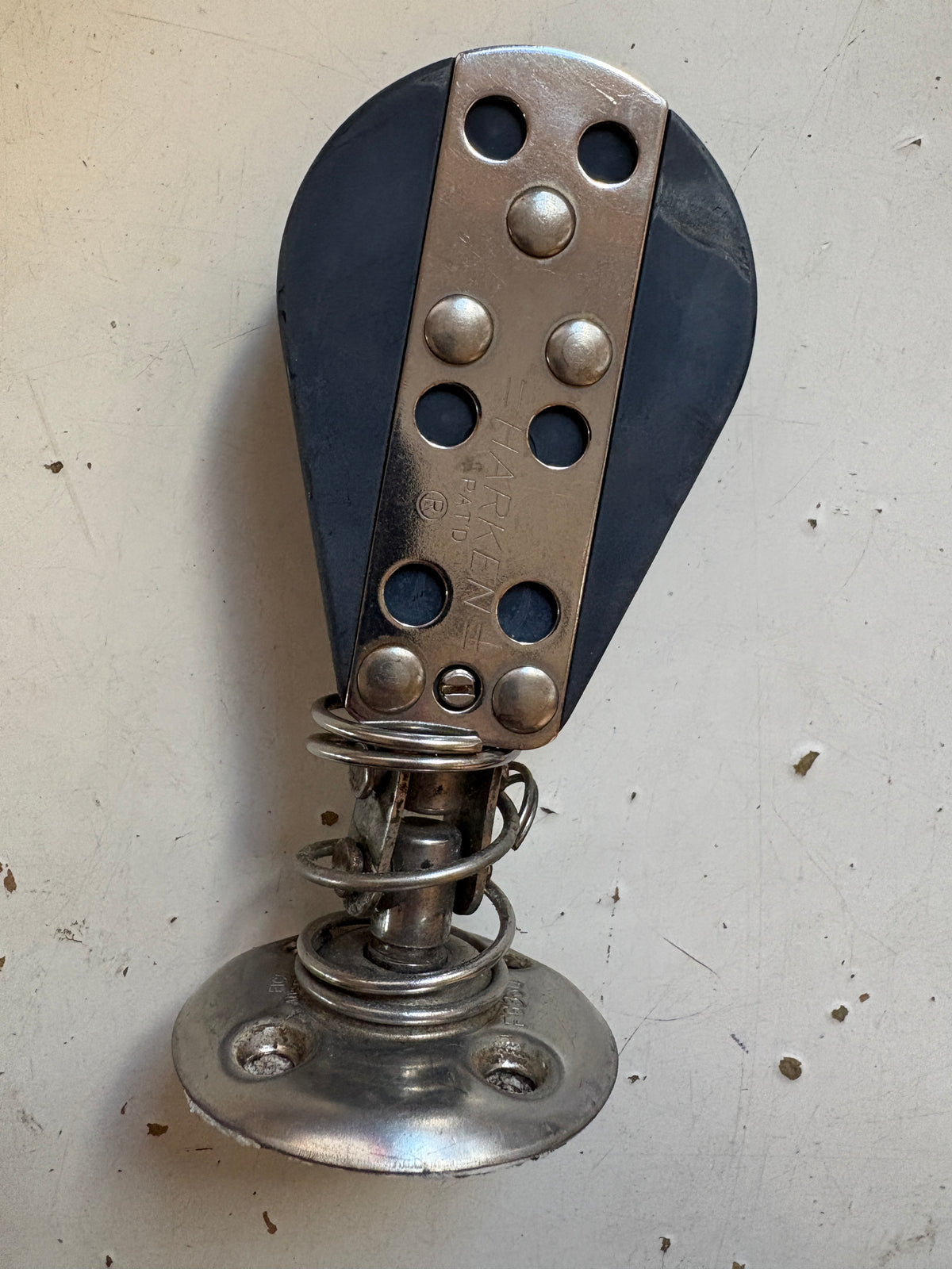 Pair Harken Spring Loaded Standing Block 2" Sheave and 3/8" Line