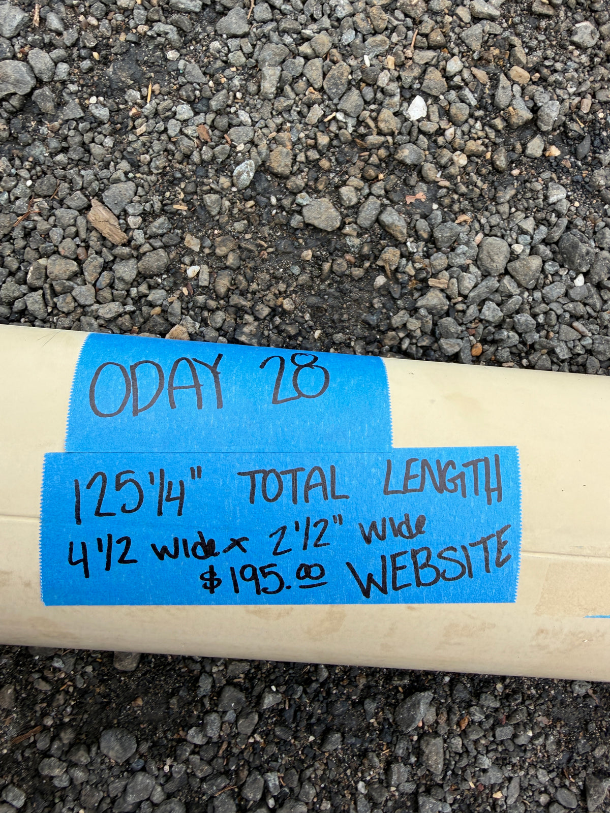 ODAY 28 Boom - 10'5" ( 125 1/4") Length
