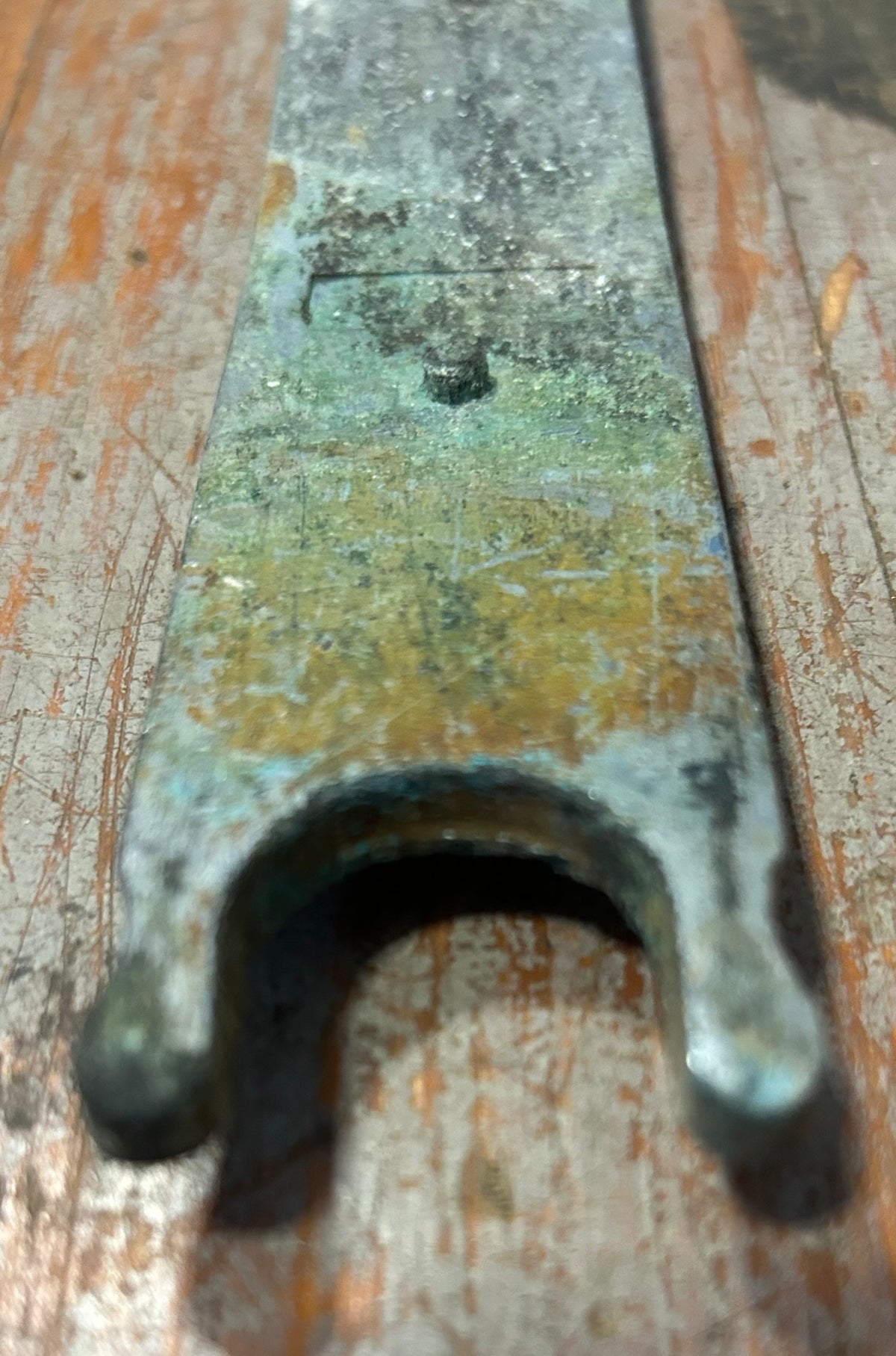 Chromed Bronze 1 1/2” Wide Winch Handle Insert