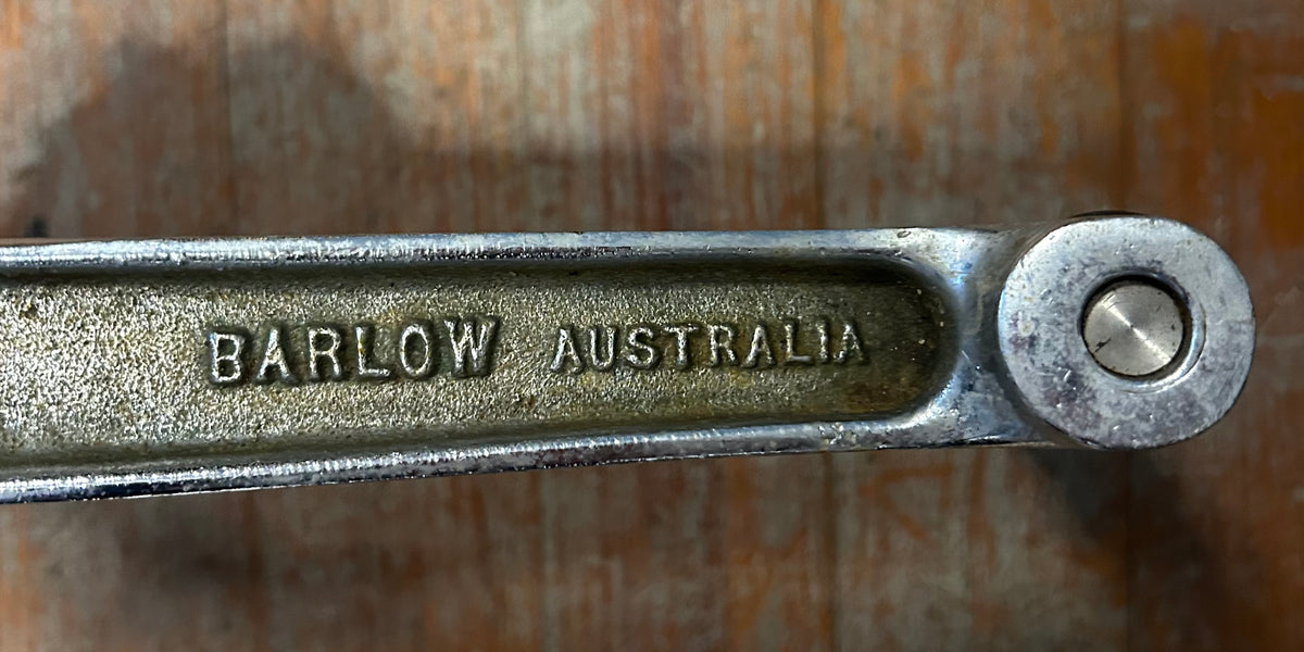 12" Chromed Barlow Locking Winch Handle