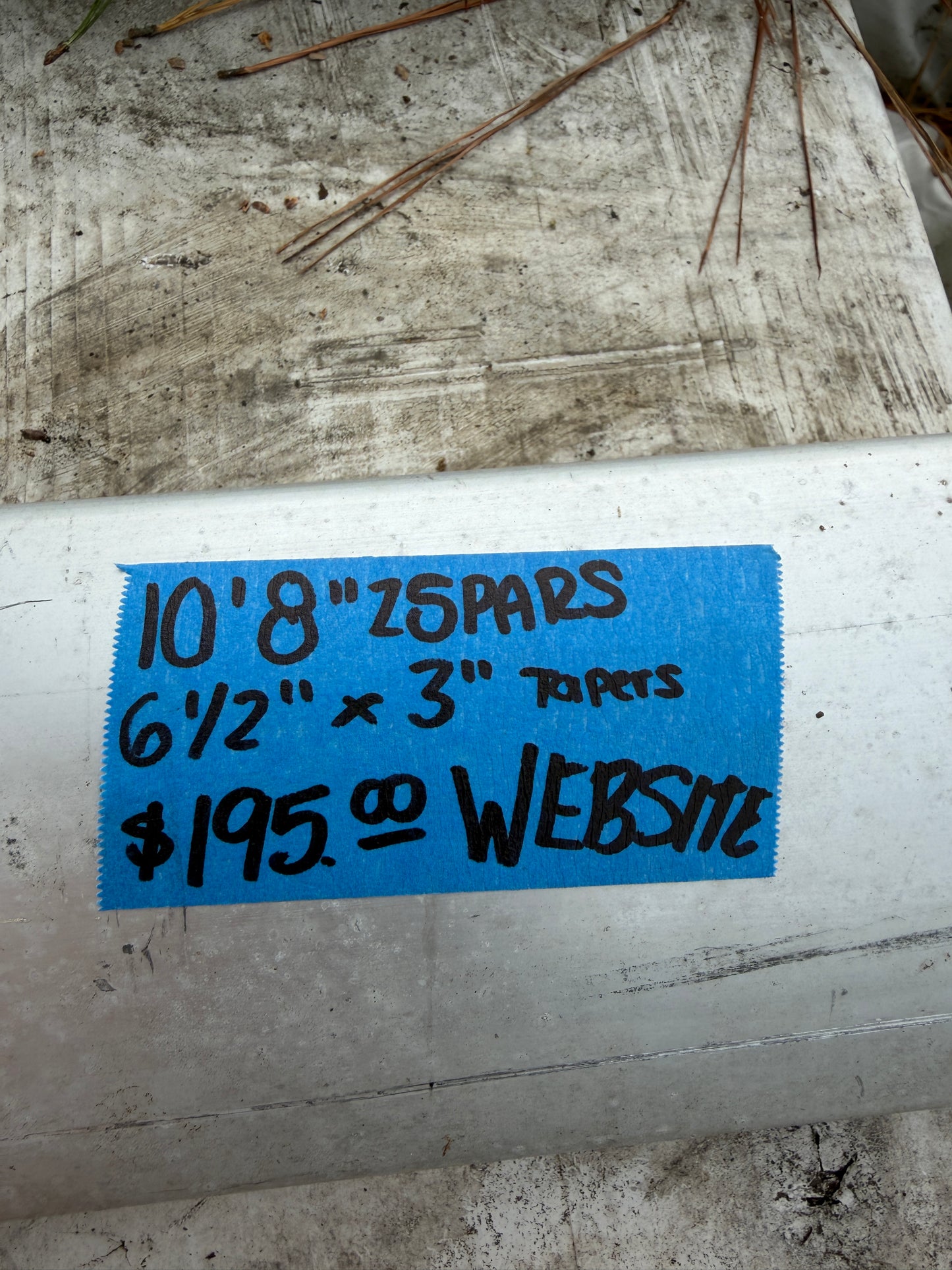 10'8" ZSPARS Boom
