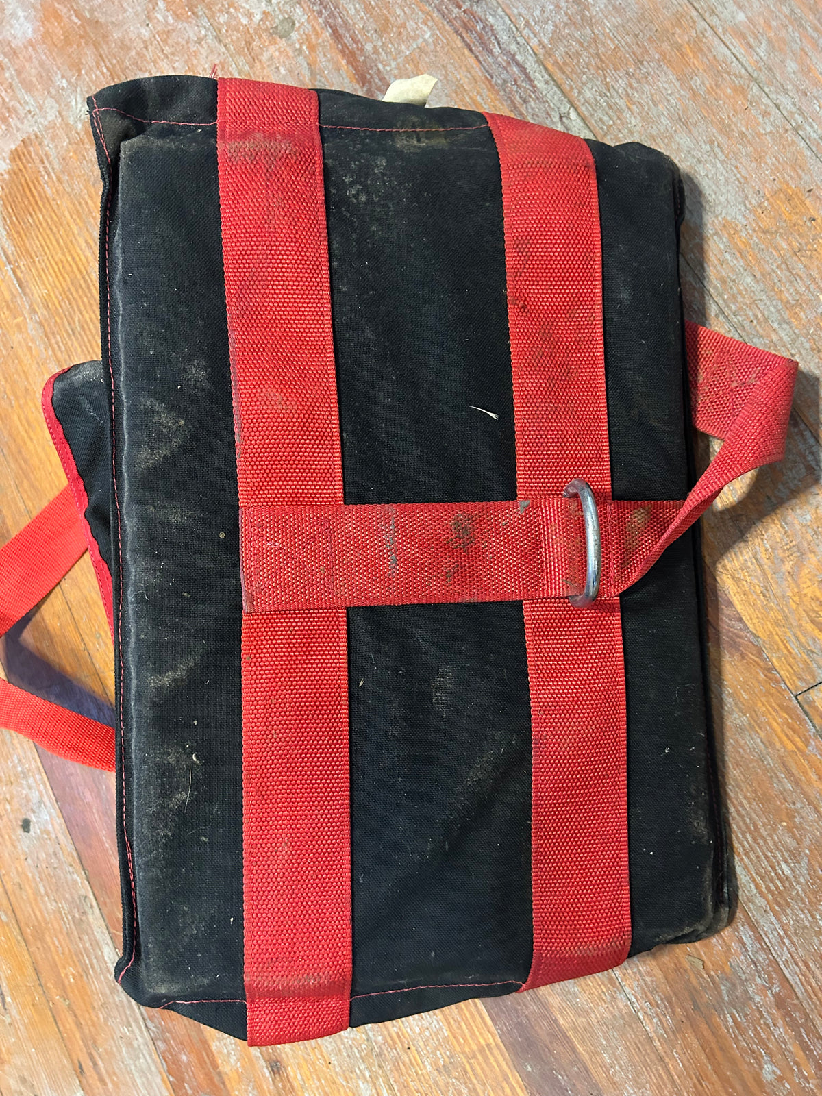 Red and Black Bosuns Chair 20"