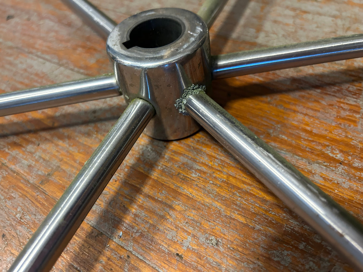 26" Stainless Steel Wheel With 1" Straight Keyed Shaft