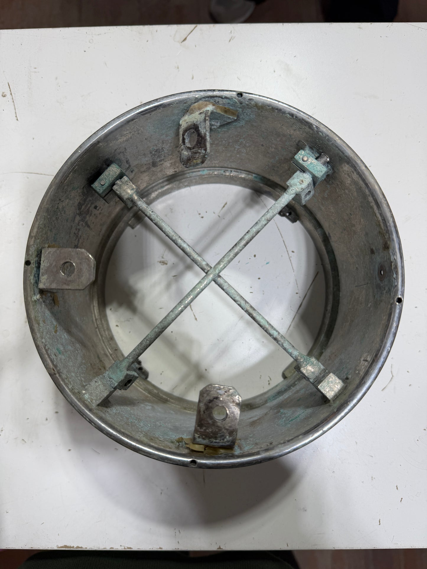 Bronzed 6 1/4" Kelvin White Danforth Compass Housing Base Only