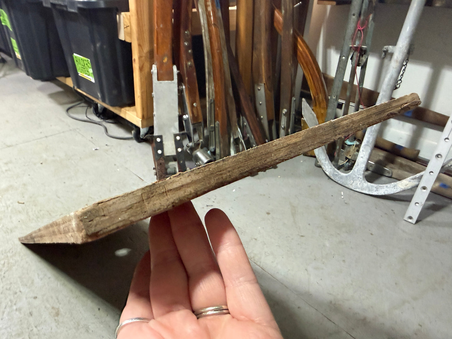 59 3/8" Long x 11" Wide x 1/2" Thick Floor Board - J29 -- #311