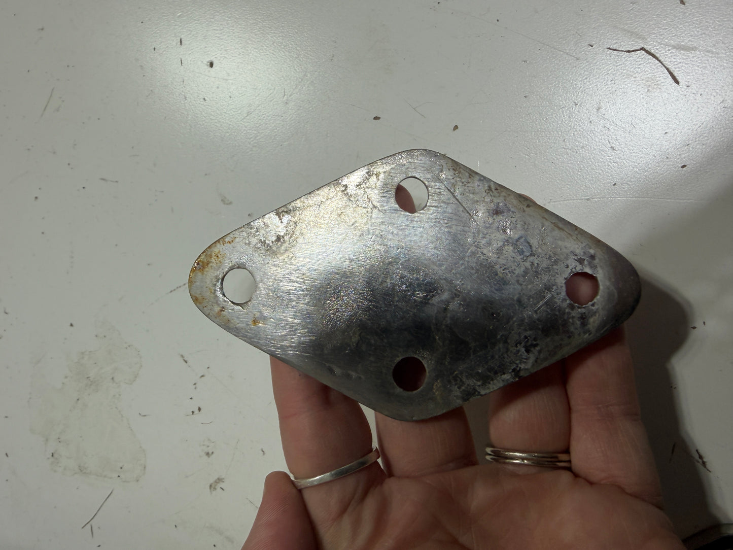 Stainless Merriman Pad Eye / Padeye - 7/8" x 5/8" EYE