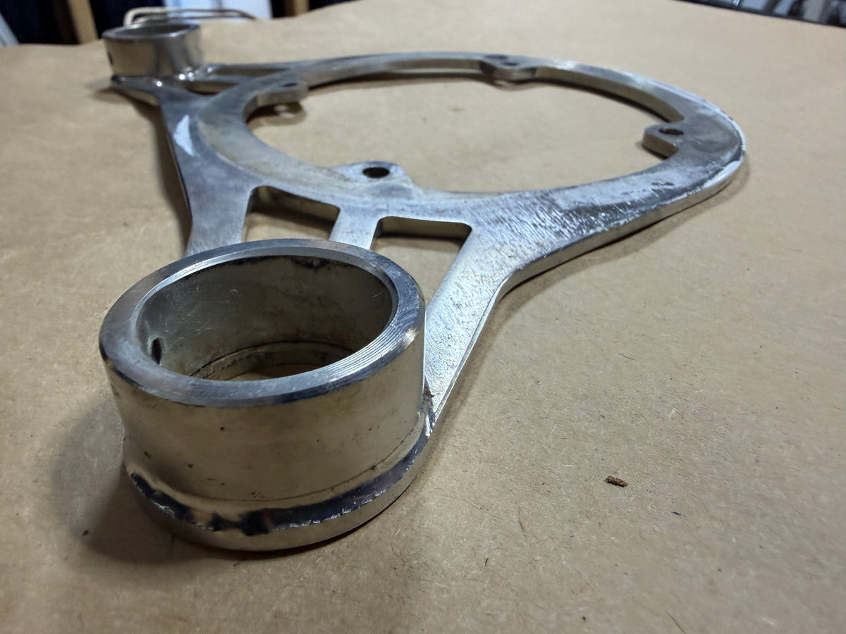 Stainless Steel Pedestal Top Plate - 9.5" Center to Center Guard Fitting