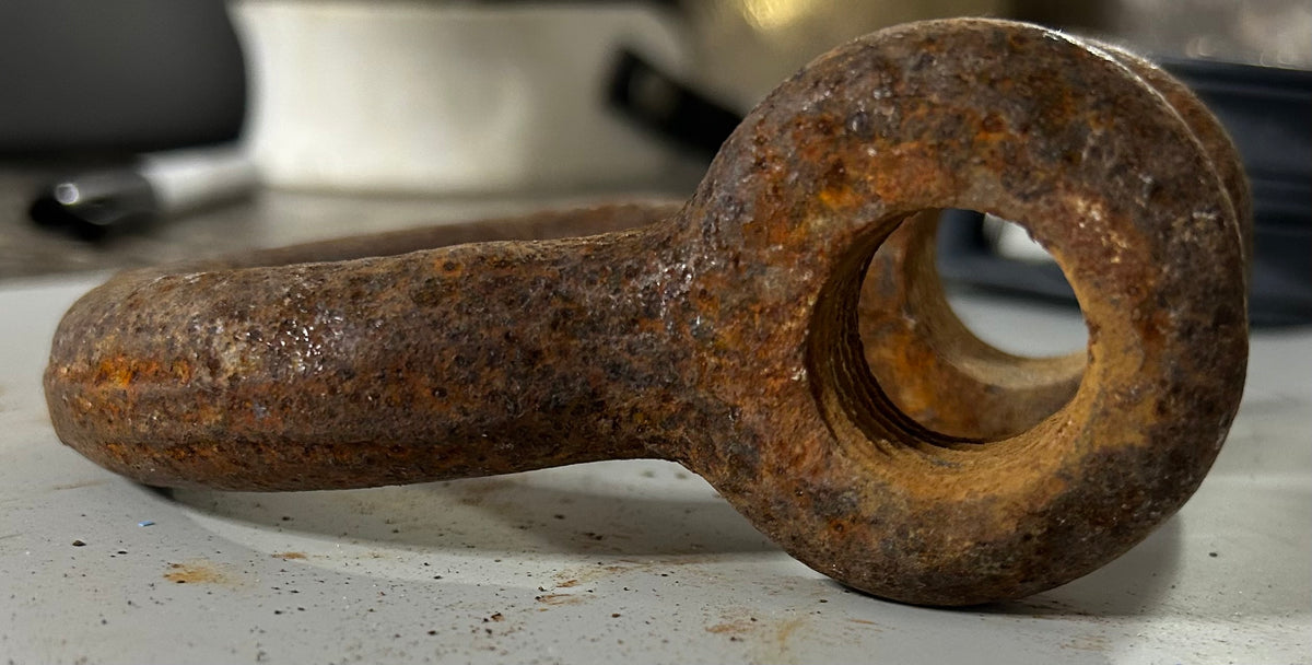 Large Rusted Bow Shackle